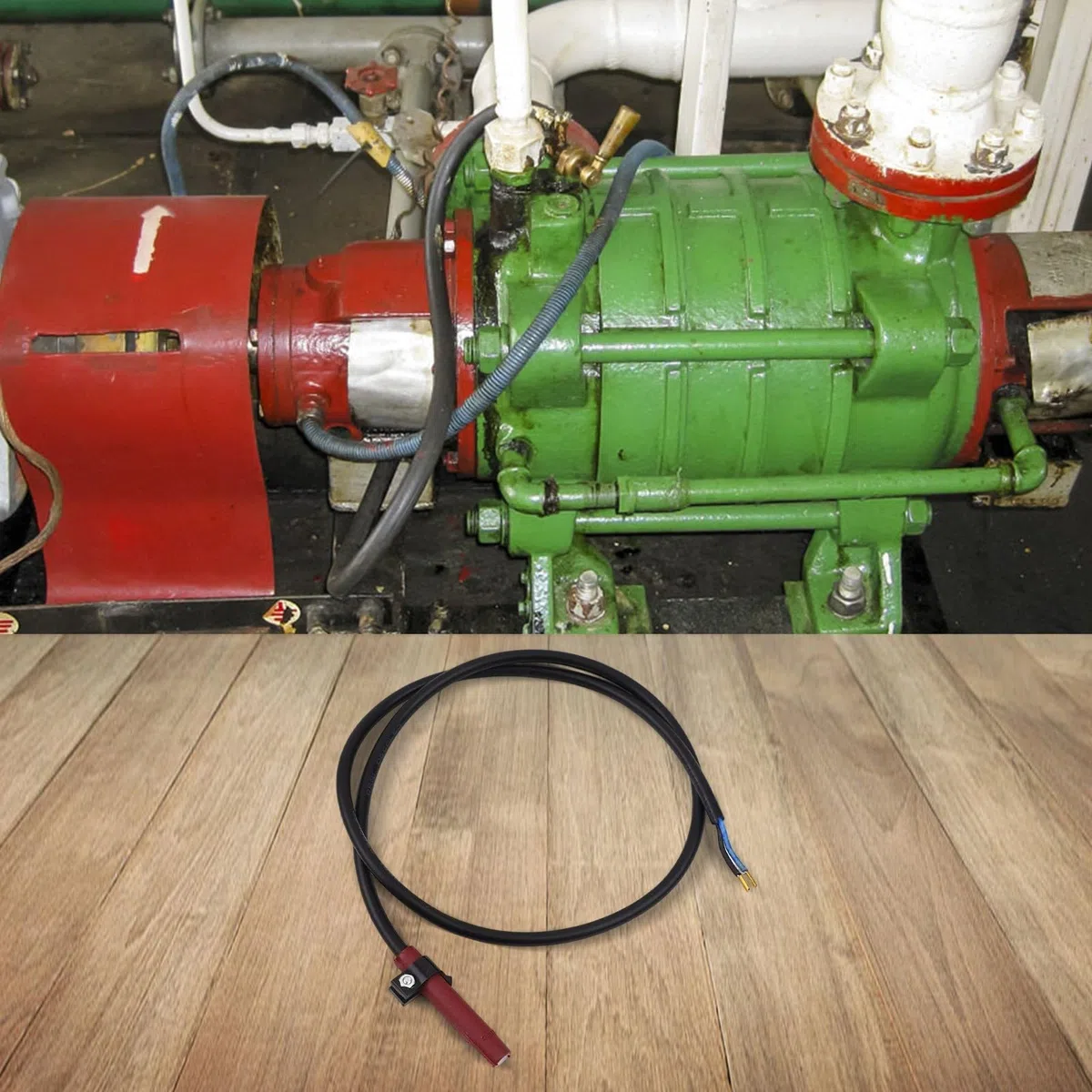 1 fotocélula eléctrica fotoresistente para detector de llama QRB1 para aplicaciones de quemadores