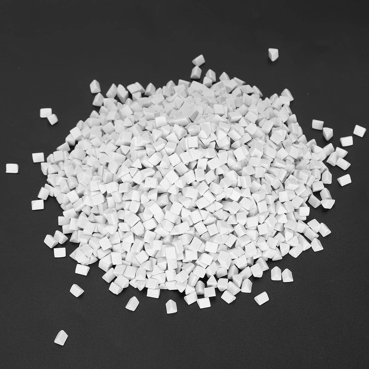 Abrasivo de Cerámica 500G para Pulir Joyas, Forma Triangular con Alto Brillo, Pulido Detallado, Brillo Vivo para Piedras y Conchas, para Fabricación de Joyas
