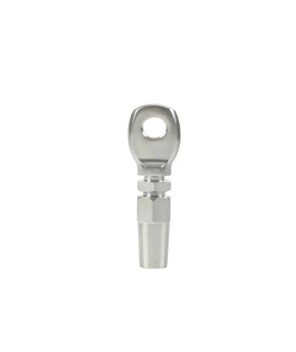 Terminal de acero inoxidable 316 de grado marino para cable de cuerda de alambre de 3 a 8 mm, kit de balaustrada (para cable de 4 mm)