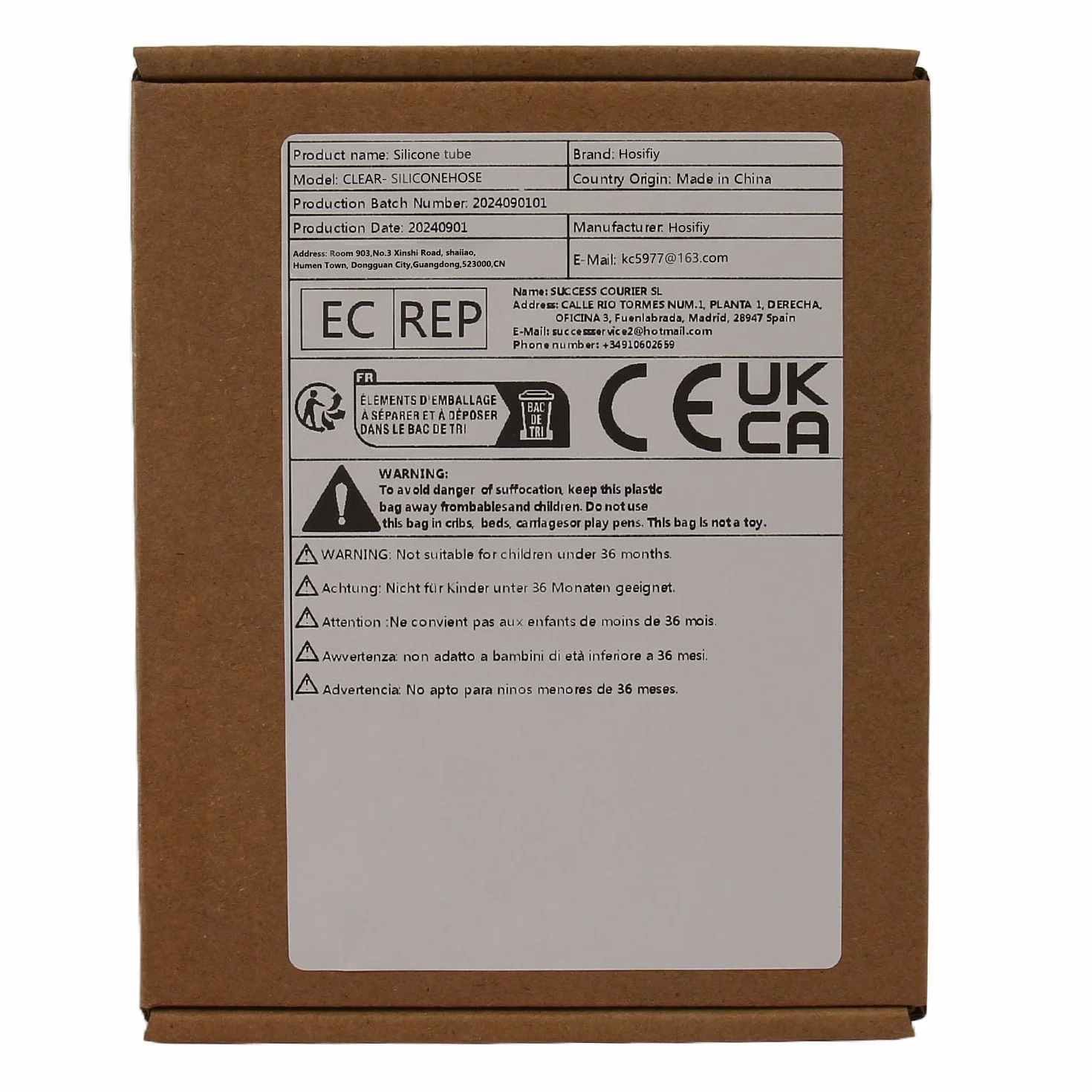 Tubos de Silicona Transparentes, Manguera Flexible de Grado Alimenticio, 8 mm ID x 12 mm OD, para Transferencia de Agua y Aire
