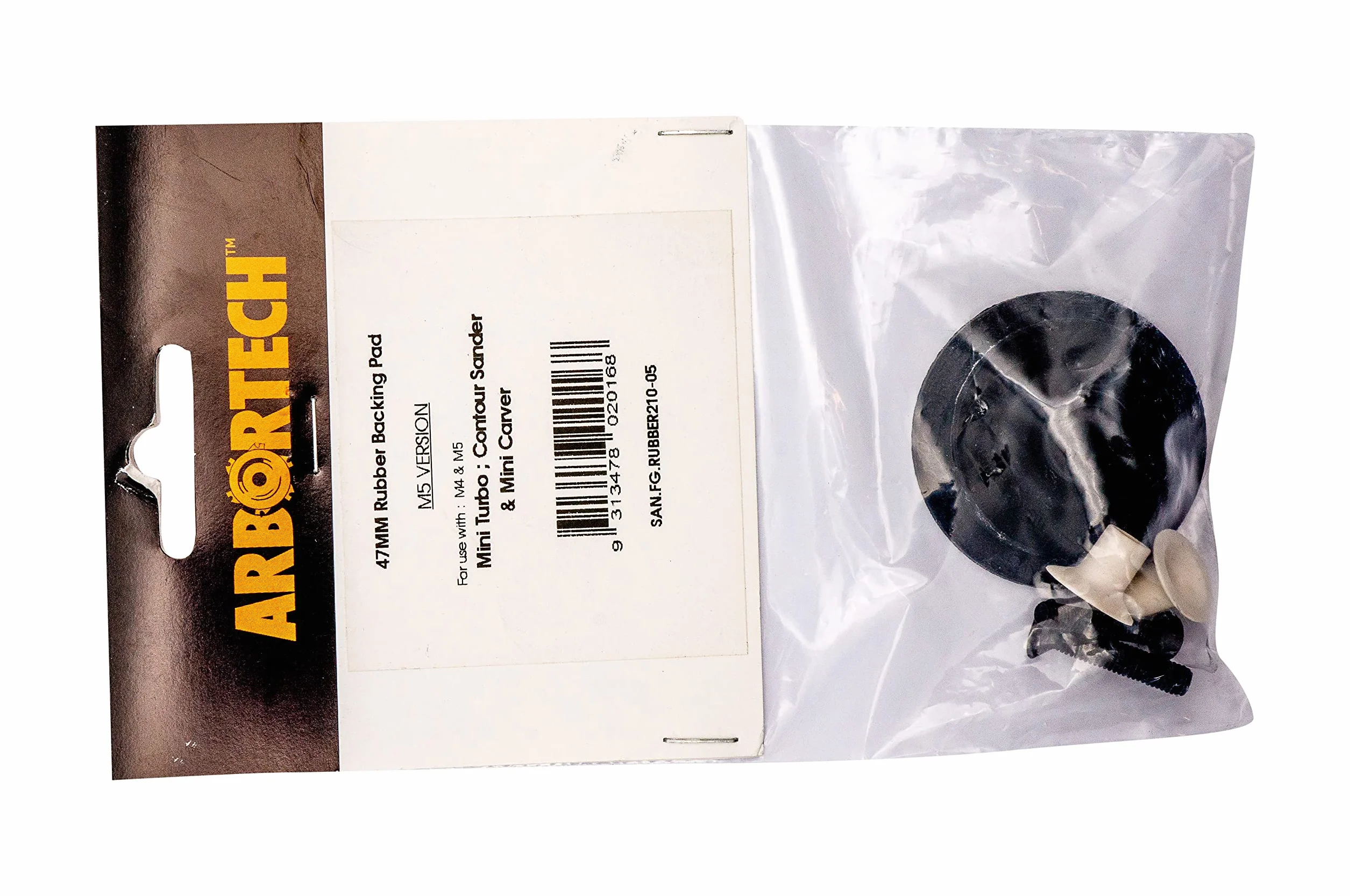 ARBORTECH Almohadilla de lijado de goma Conjunto de cojines de goma M5