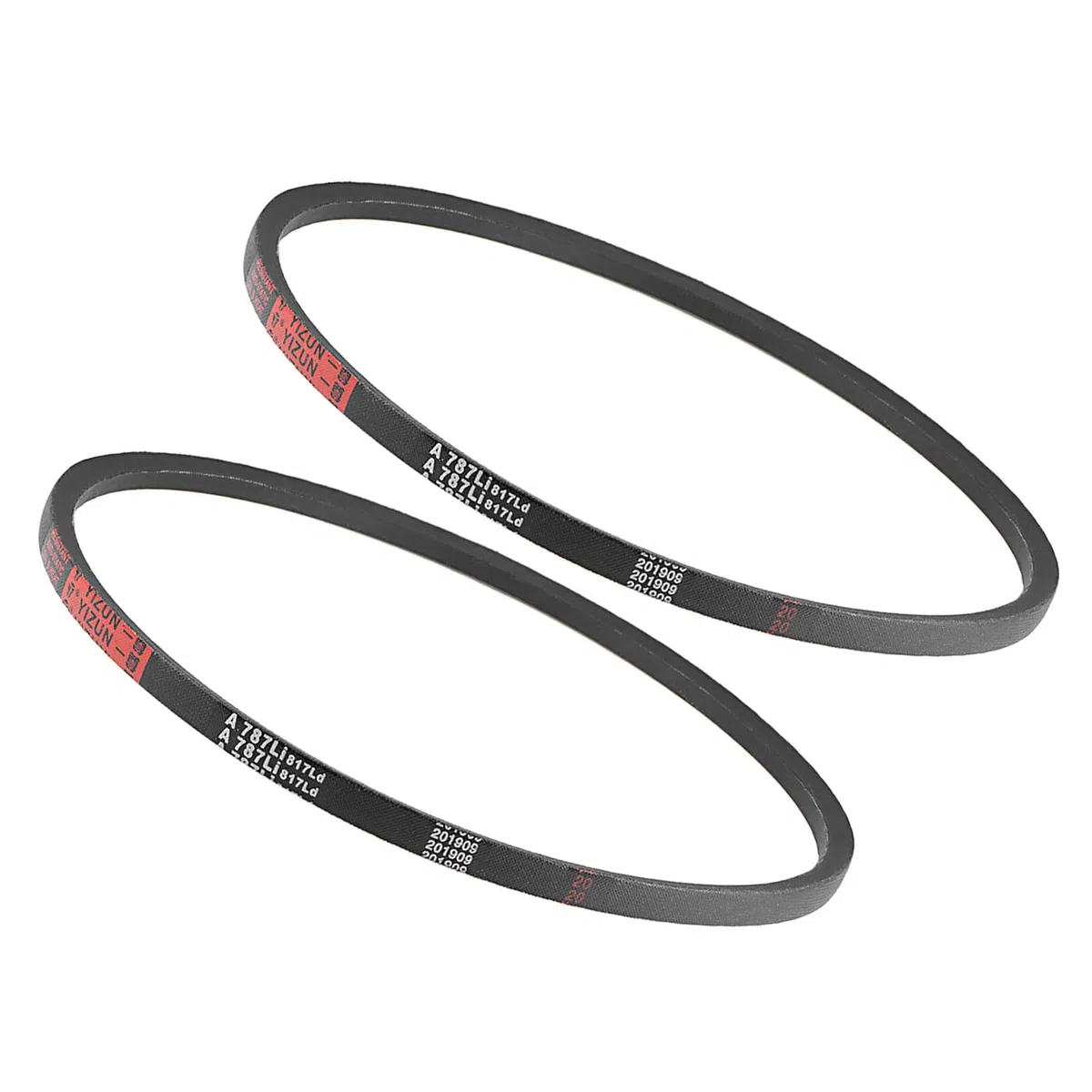 2uds A-787Li/A31 Transmisión Trapezoidal Correa [13mm Ancho x 8mm Altura] A-Sección Caucho Transmisión Correa Envuelta para Transmisión Uso 787mm Interna Circunferencia