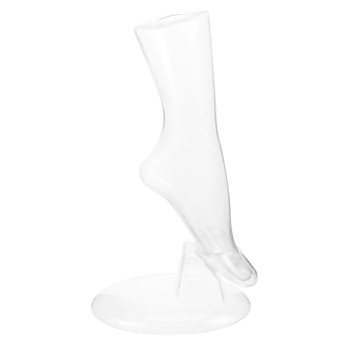 De Transparente Expositor De Calcetines Maniquí para Calcetines para Tienda Minorista Pies Falsos para De Calcetín Reutilizable