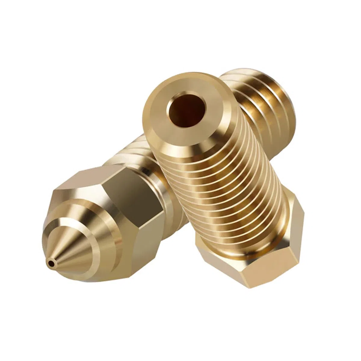 KOYOFEI 12 boquillas de latón para K1 Max, 3D Printer Parts, 6 piezas de 0,4 mm, 3 boquillas de latón de 0,6 mm, 0,8 mm de alta velocidad para Creality K1, Ender 3 V3 KE, CR-10 SE