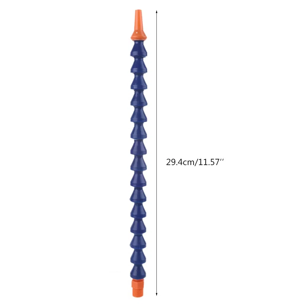 10 boquillas redondas de 1/4 PT, manguera flexible de refrigerante de aceite, color azul y naranja