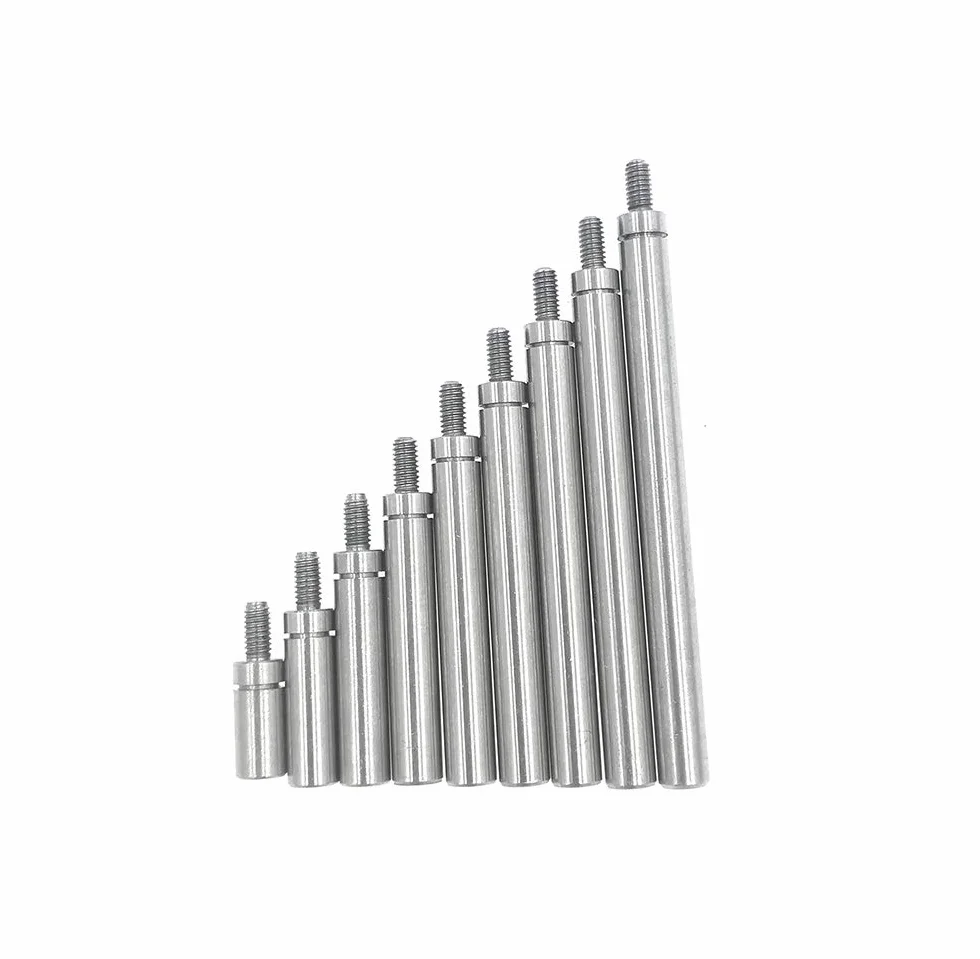 SUXING Vástago de extensión para indicador de cuadrante 4.5 mm de diámetro M2.5 Varilla de rosca (A SET)