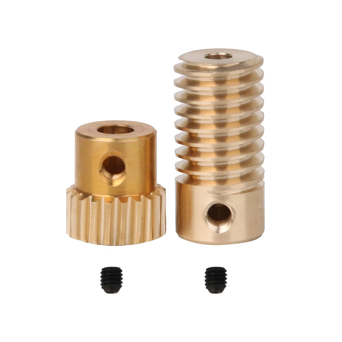 Reductor de latón compacto de 0,5 módulos amarillos, 20 T, rueda dentada y eje de engranaje de 0,3 cm