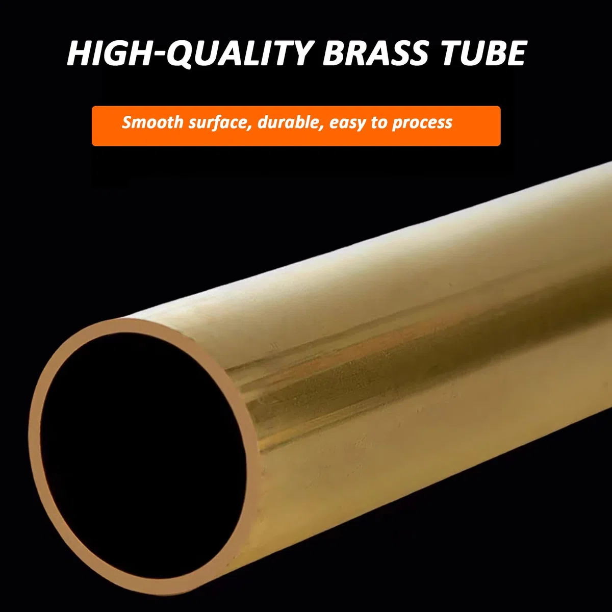 2 Piezas de Tubo Redondo de latón de 500 mm de Longitud OD 3 mm, 3,5 mm, Tubo de latón de 4 mm para Manualidades de Bricolaje,3mm*0.5mm