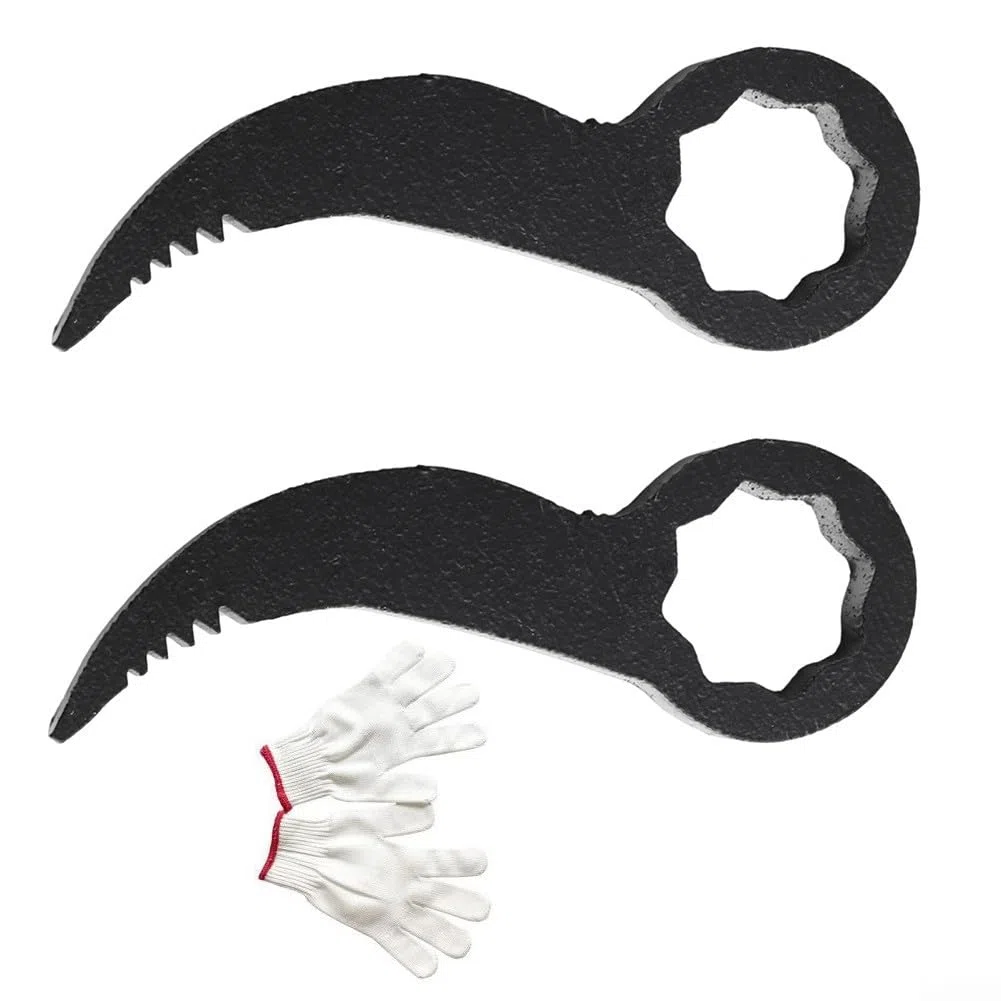 DAZZLEEX 2 cabezales adaptadores de llave de palanca para estabilidad del vehículo y manejo seguro con guantes (B)