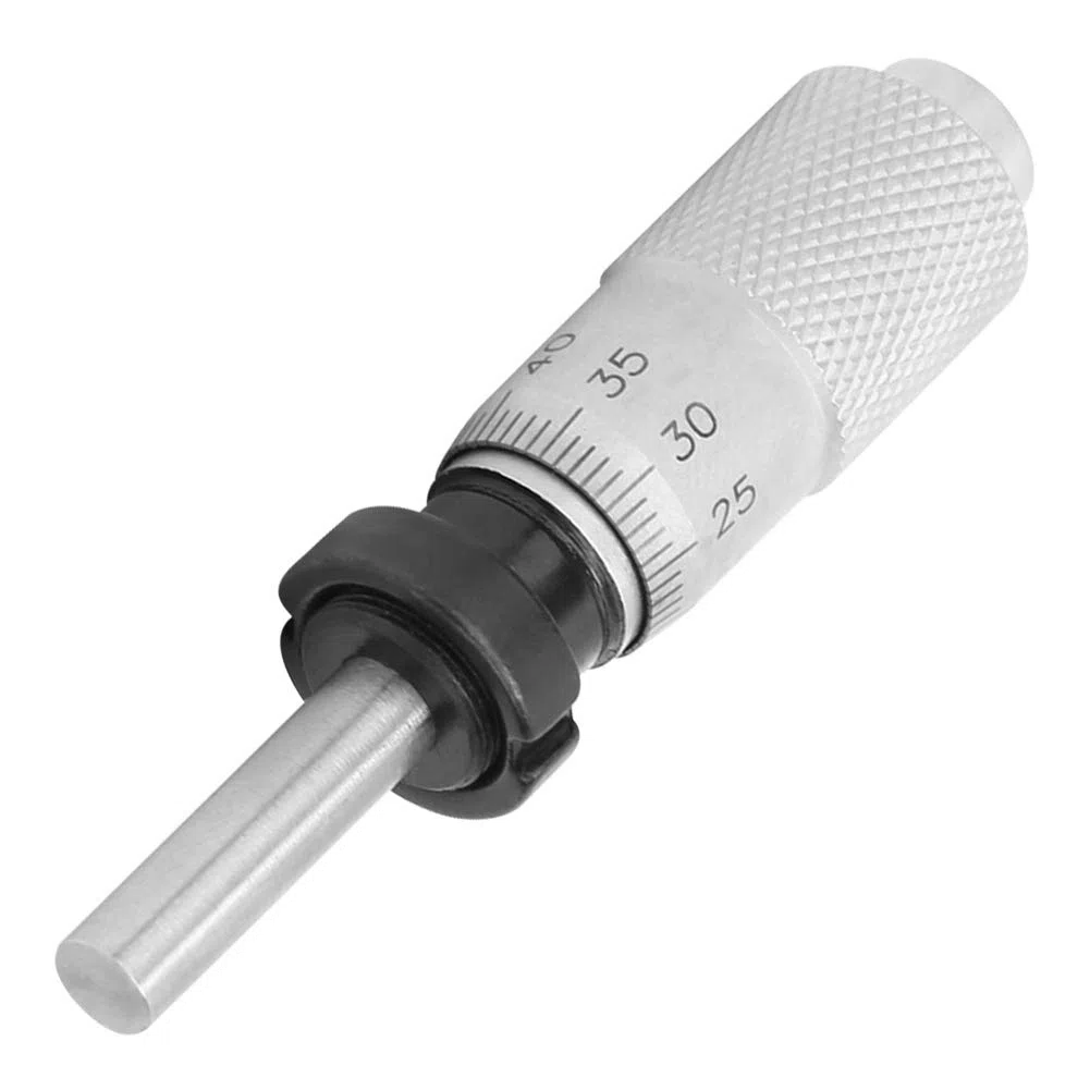 Herramienta de medición de diámetro interior fácil de usar, micrómetro interior, micrómetro de tipo redondo, precisión de 0,01 mm para la(Flat head with nut)
