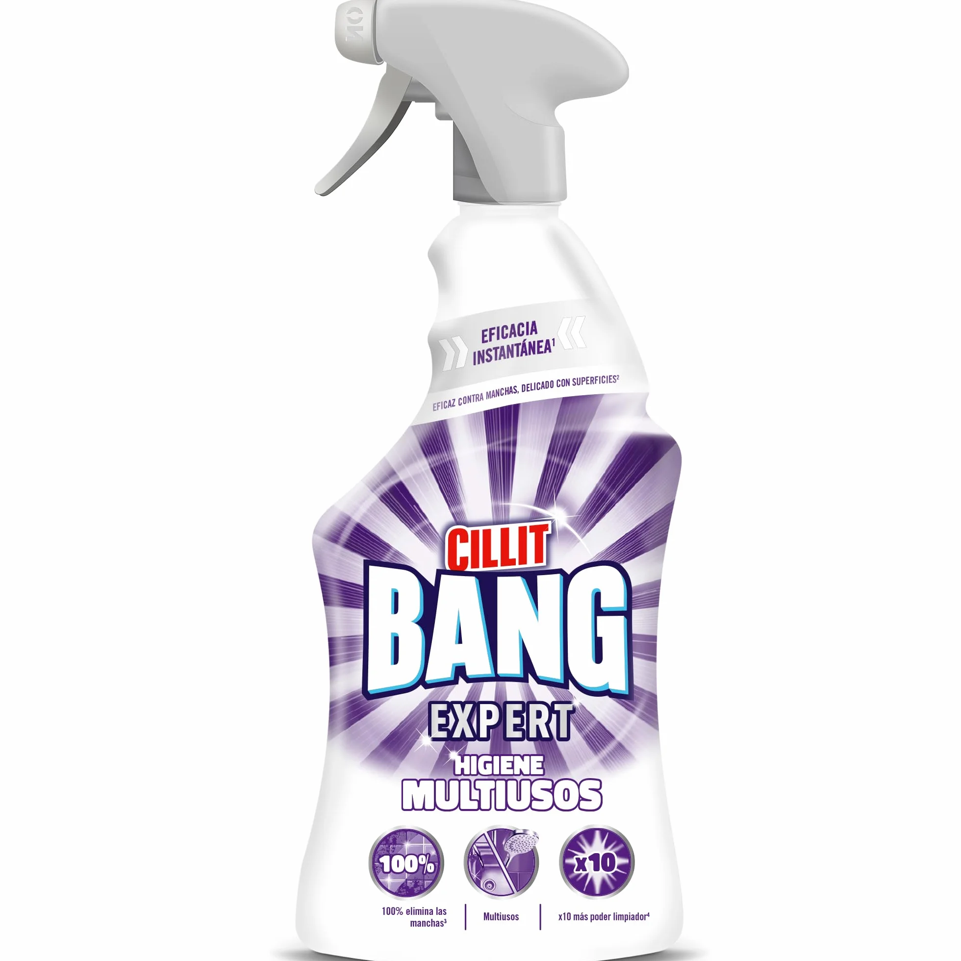 Cillit Bang Higiene - Limpiador higienizante en spray, pack de 4 x 750 ml