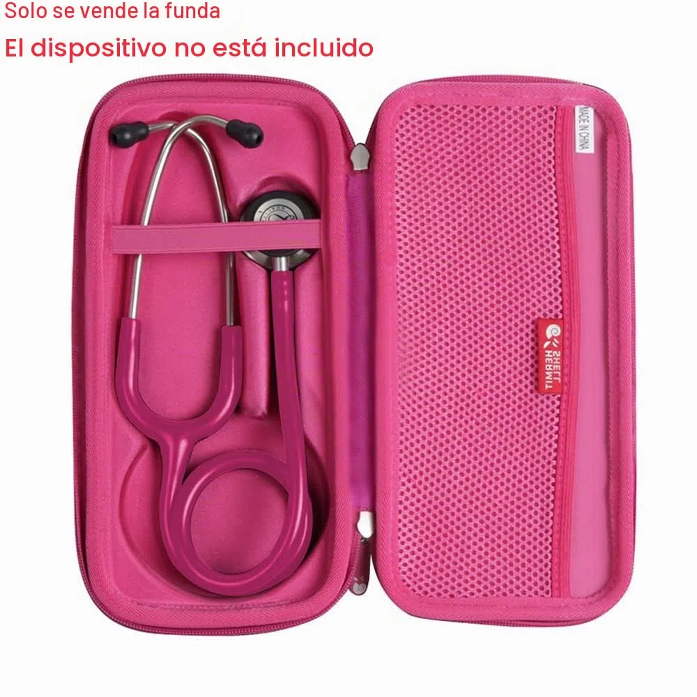 Hermitshell Estuche de viaje para estetoscopio de monitoreo 3M Littmann Classic III (rojo ciruela)