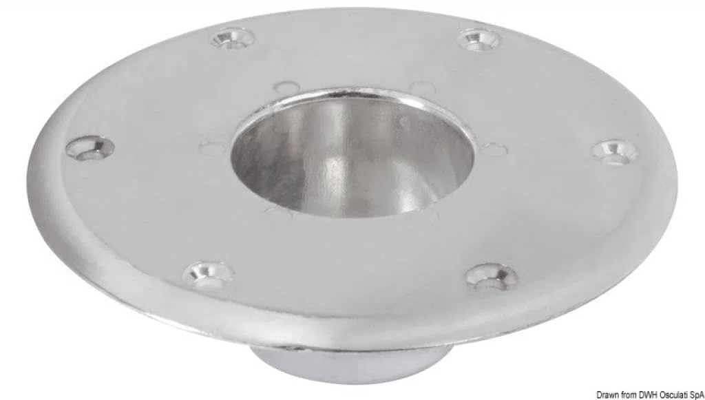 CG94 Base de aluminio para patas de mesa cónicas diámetro EST. 160 mm
