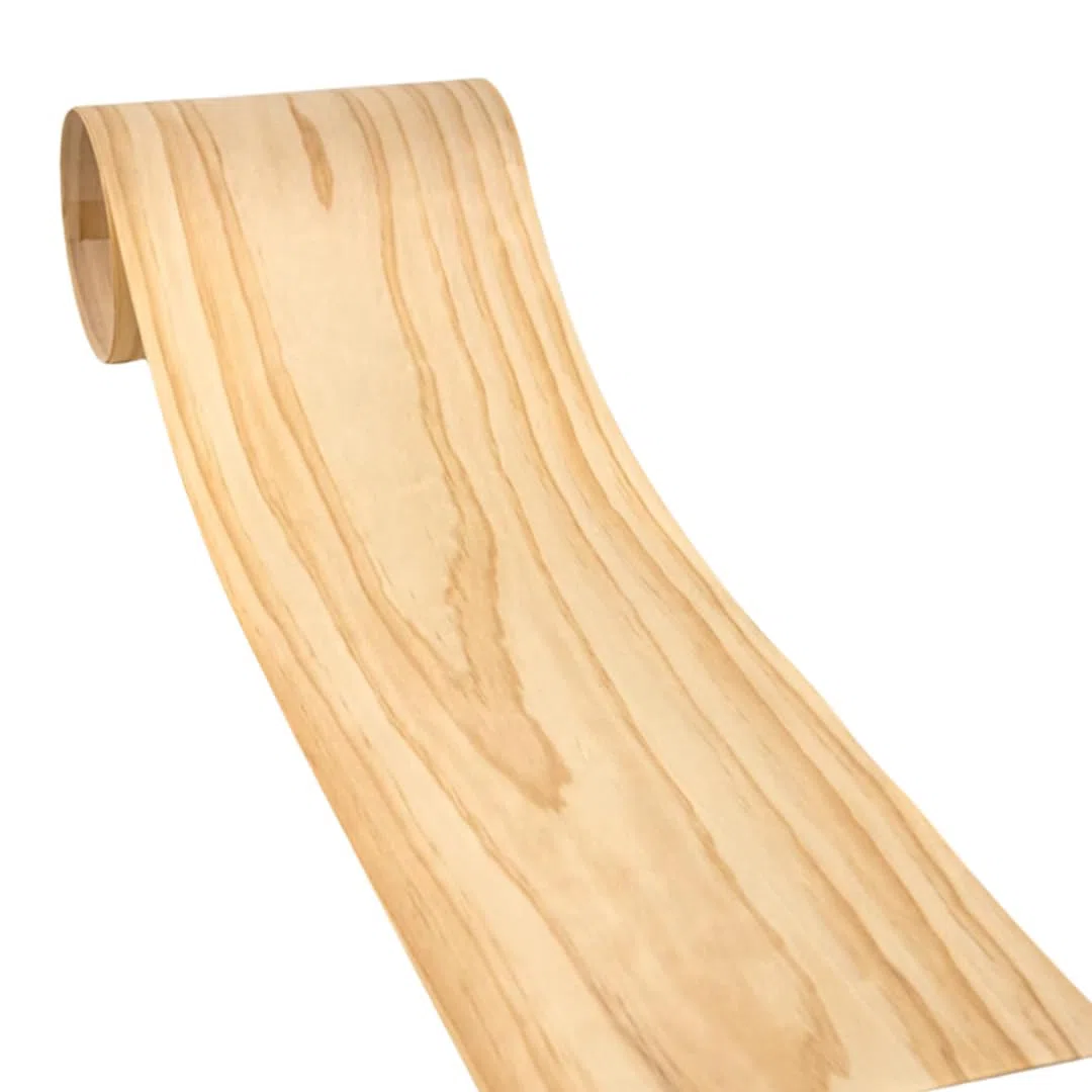 Chapa de madera de pino natural de Nueva Zelanda, 0,2 mm de grosor, 2,5 x 0,23 m, para muebles, decoración del hogar, bricolaje y más, con hermosa textura.
