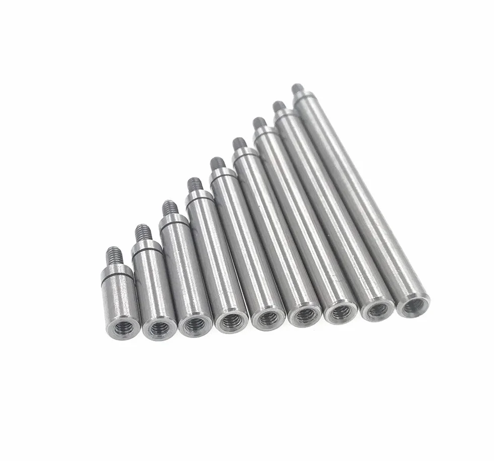 SUXING Vástago de extensión para indicador de cuadrante 4.5 mm de diámetro M2.5 Varilla de rosca (A SET)