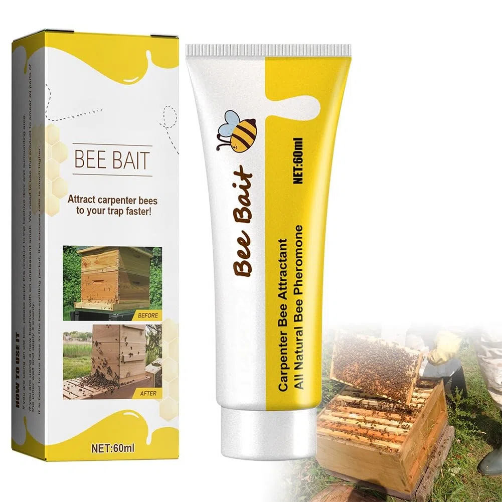 Gel Atrayente de Abejas para Apicultura, Capturador de Abejas Silvestres de Exterior, Capturador Líquido de Enjambres de Colmenas, Atrayente de Abejas, Trampas para Abejas, para Granja, 60ml