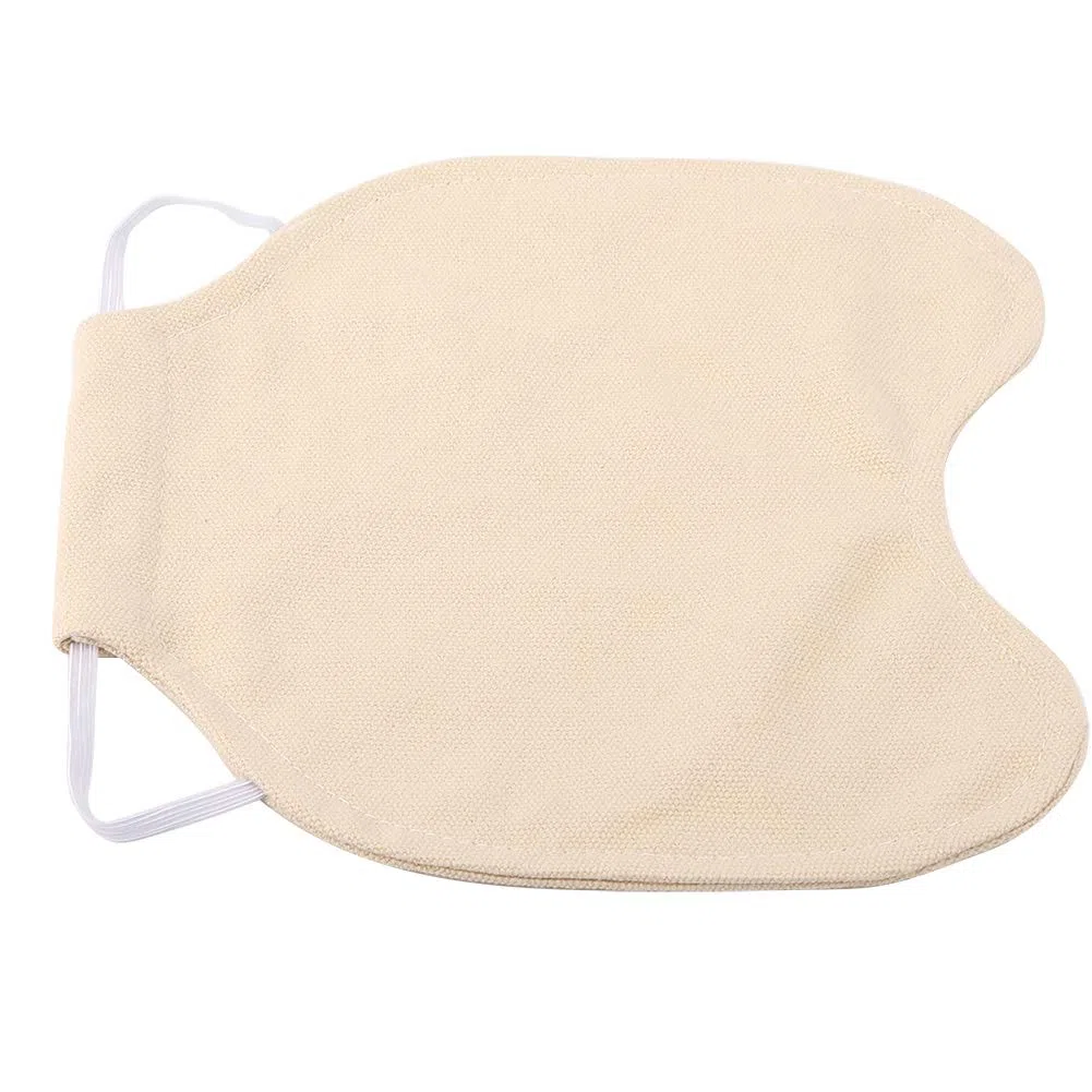 Delantales,Pet Feather Protection Fixer Back Wing Protector Tela Hen Chicken Saddle Apron Double Jacket(Caqui)