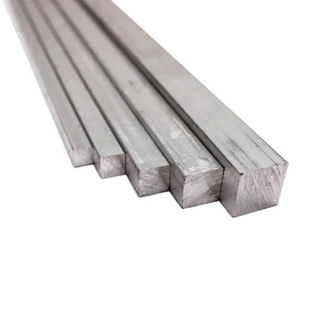 Varilla De Barra Cuadrada De Acero Inoxidable 304, 5mm, 6mm, 8mm, 10mm, 12mm, 16mm -60mm De Longitud, 100mm, 200mm, 300mm, 400mm, 500mm, Eje Lineal De Acero, 1 Uds. ( Color : Length 500mm 1pc , Size :
