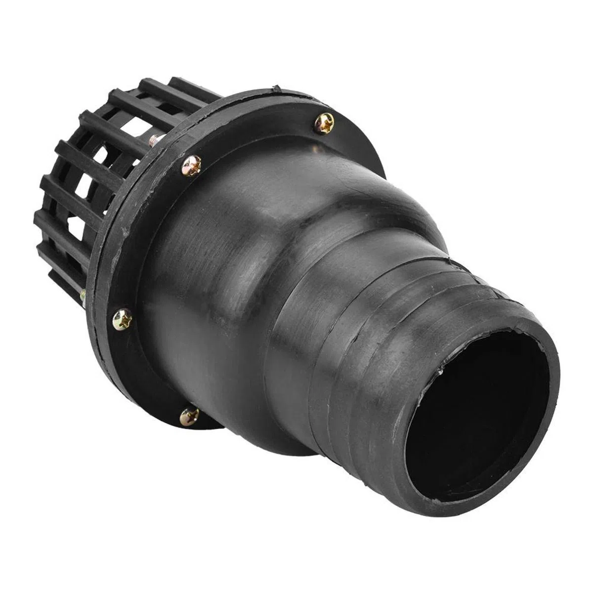 Válvula de pie de bomba de agua Válvula de retención plana de baja presión de PVC negro Válvula plana de baja presión para máquina de fluido(3in)