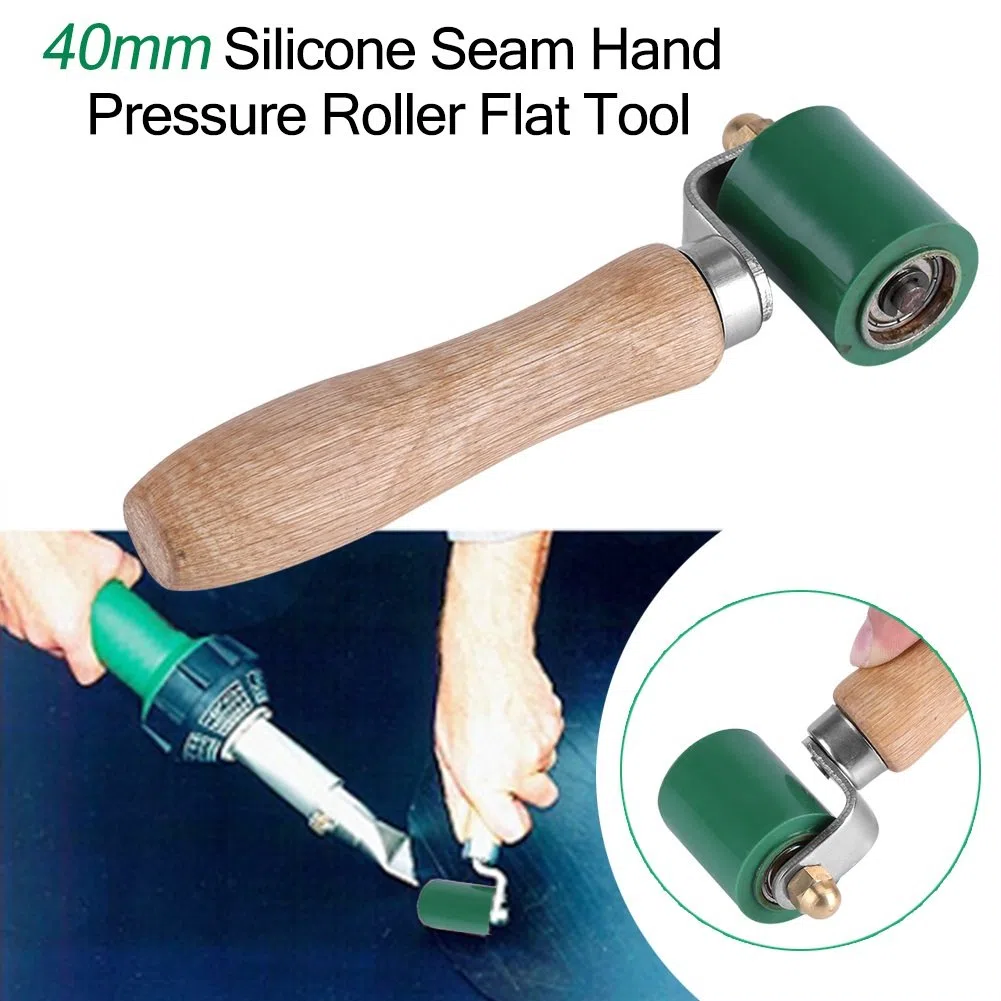 Silicone Seam Roller-40mm Silicone High Temperature Resistant Hand Pressure Roller Roofing Herramienta de Soldadura de PVC