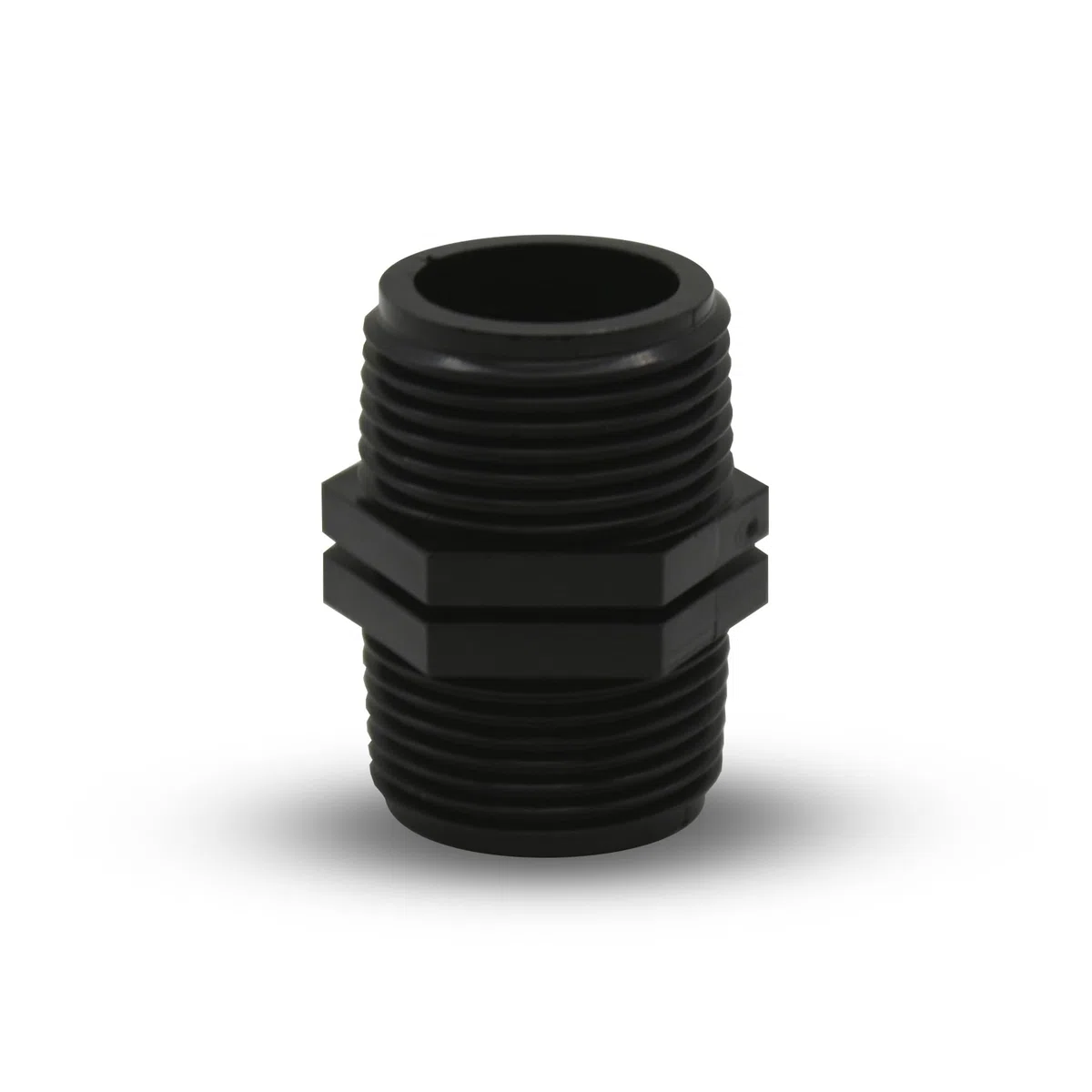 DOJA Barcelona Pezón Igual con Racor Roscado Doble Macho - Pack 4-2"x2" - Conector Estanco en Plástico - Adaptador Roscado Plástico, Fácil Montaje, Versátil: Piscina, Riego y Fontanería
