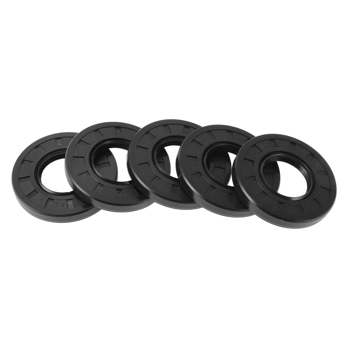 5 Pcs Sello de Eje Rotativo Sello de Aceite de Alta Presión 25x52x7mm Negro Nitrilo 70 Dureza de Goma