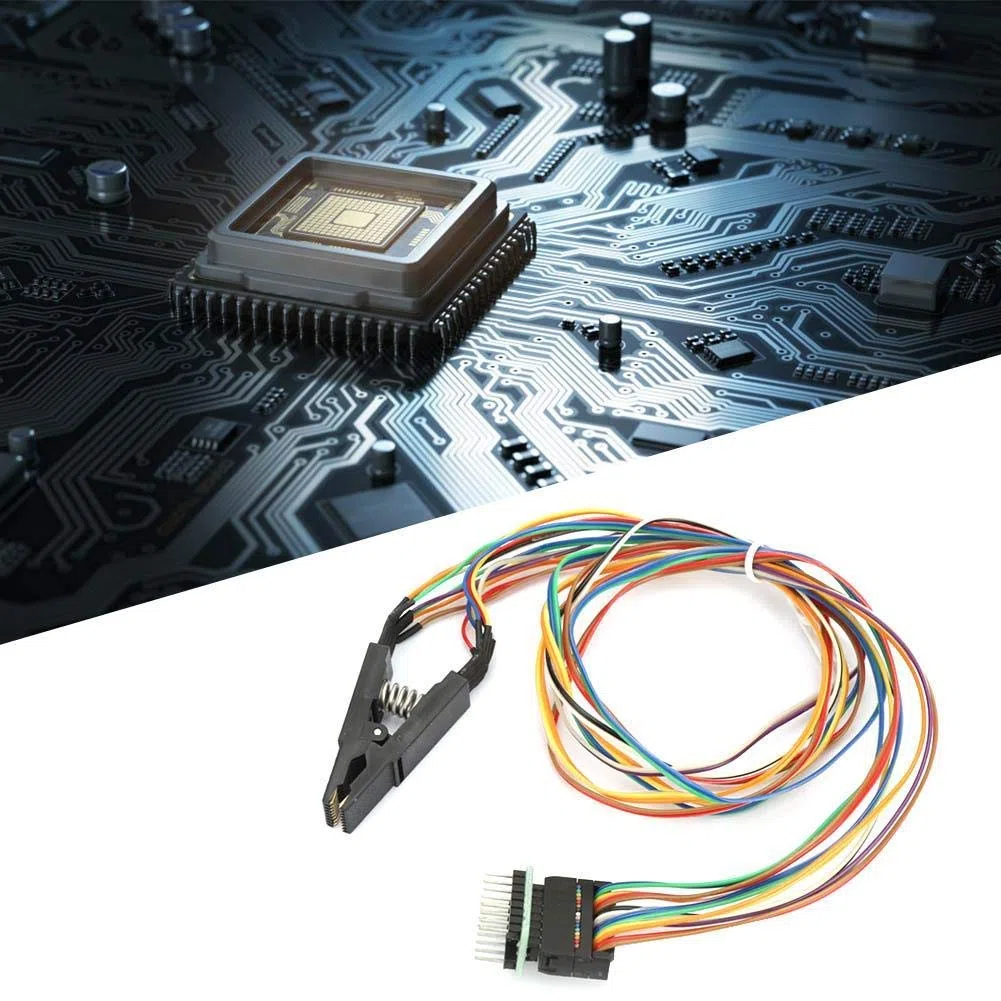 Programador de prueba Clip Socket Adpter SOP16 SOIC16 16 Pin IC Test Clamp SOP16 a DIP8 Flash Clip