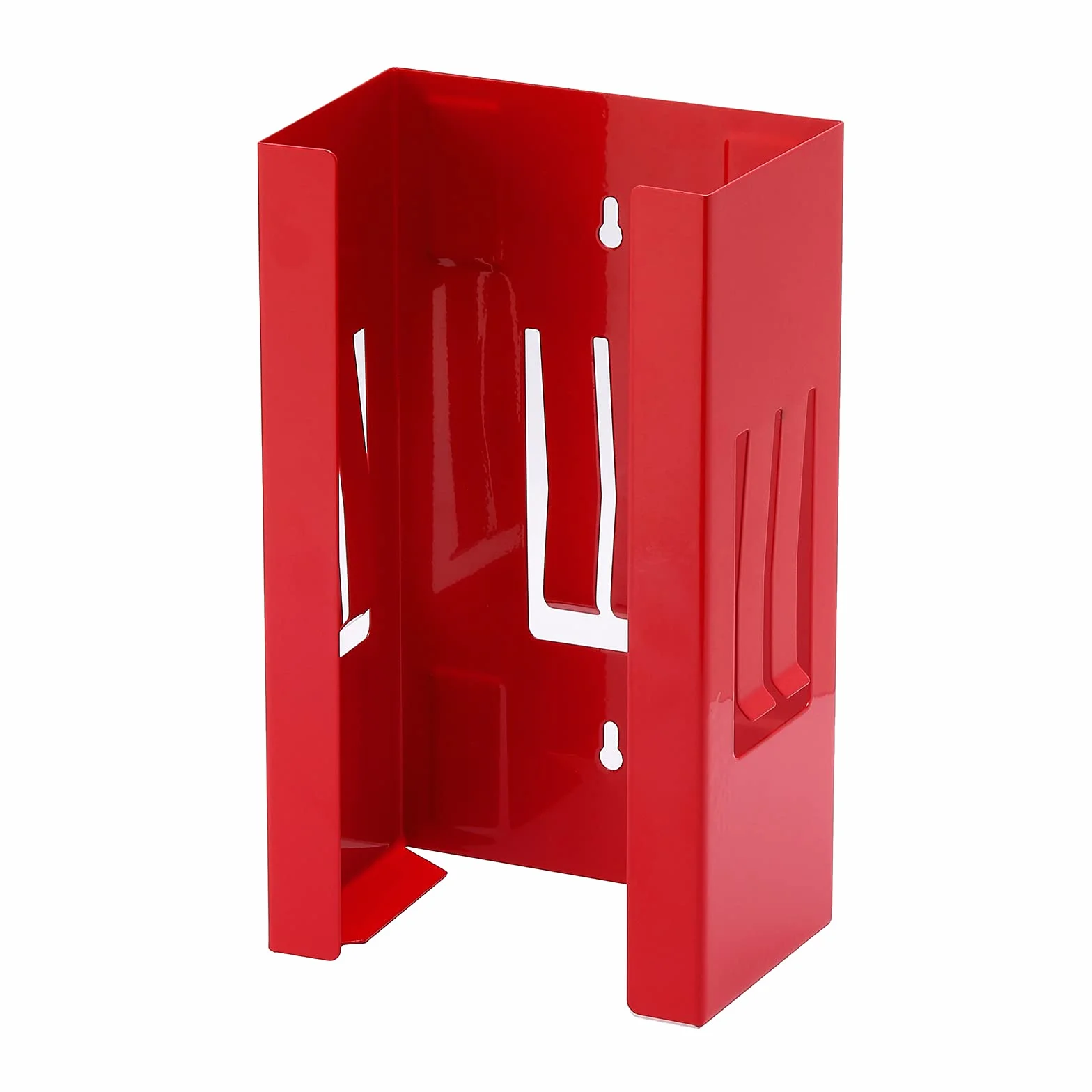 CASOMAN Dispensador magnético de Guantes/pañuelos, Capacidad de 8 Libras, dispensador de Guantes Rojos, Soporte para guantera, Soporte para Guantes para Montaje en Pared, Soporte magnético para