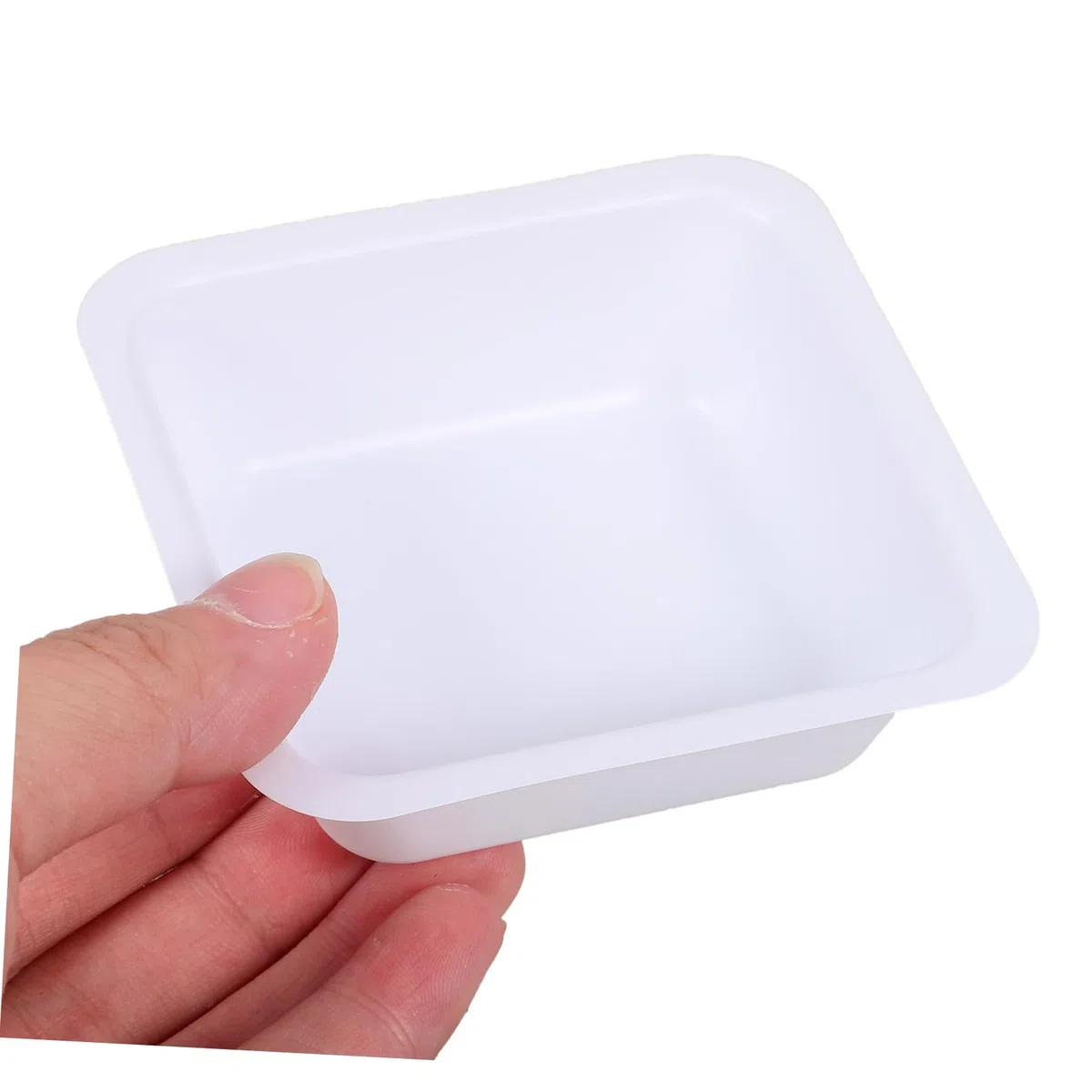 de Platos de Pesaje Cuadrados Confiables y Versátiles de Plástico 20 Piezas Diseño Limpio y Elegante para Laboratorio y Hogar