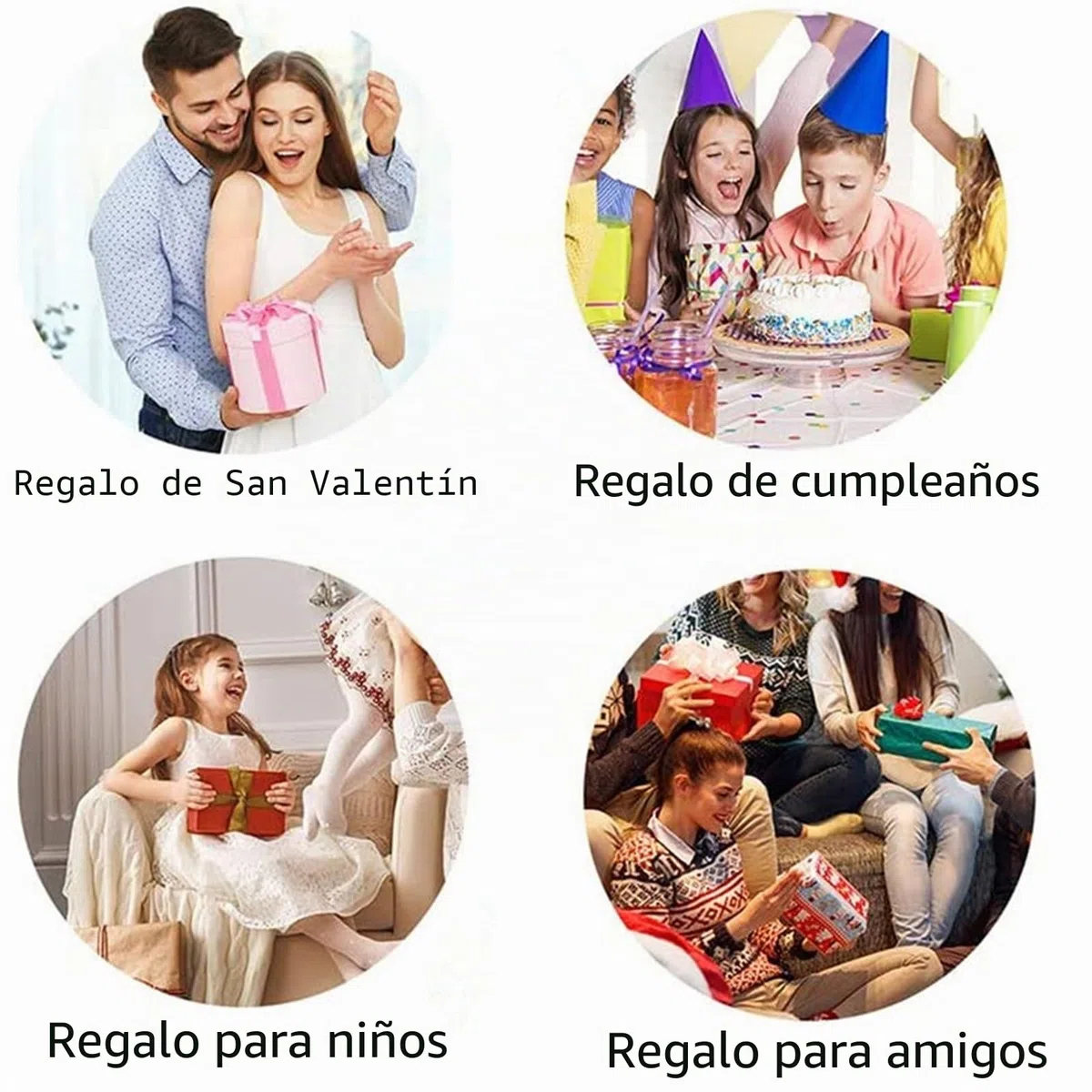 Temporizador de Velocidad para Cubo Con Control Táctil - Máquina Profesional Con Pantalla y Cálculo Automático para Competición, Cumpleaños, Navidad (Blanco)