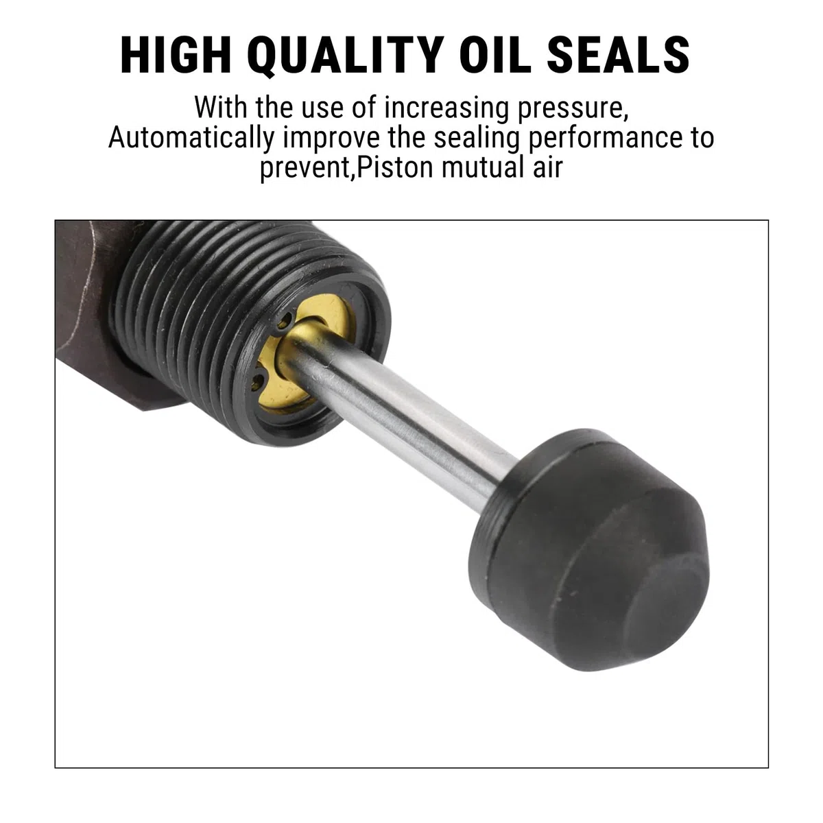Amortiguador de presión de aceite - Amortiguador de presión de aceite de carrera M20 x 30 mm para cilindro de aire neumático AC2030-2