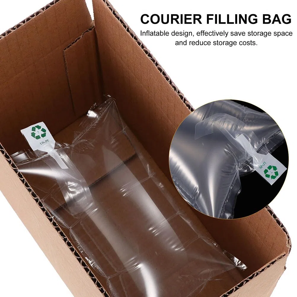 100 Bolsas Inflables De Aire Para Embalaje, 10 X 20 Cm, Almohadillas Transparentes Autosellantes Para Protección De Envíos Y Transporte