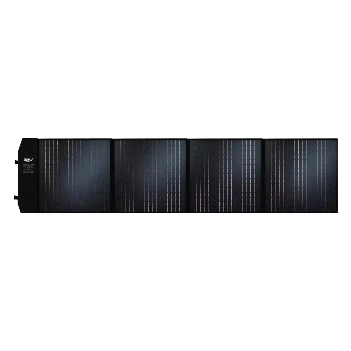 Dedra DEZT0100 - Panel solar para balcón (100 W, con luz LED, peso 4,35 kg, protección IP65, módulos solares monocristalinos)