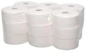 PAPEL HIGIENICO INDUSTRIAL/PASTA PURA/DOBLE CAPA/PACK 18 UNIDADES / 220gr X UNIDAD