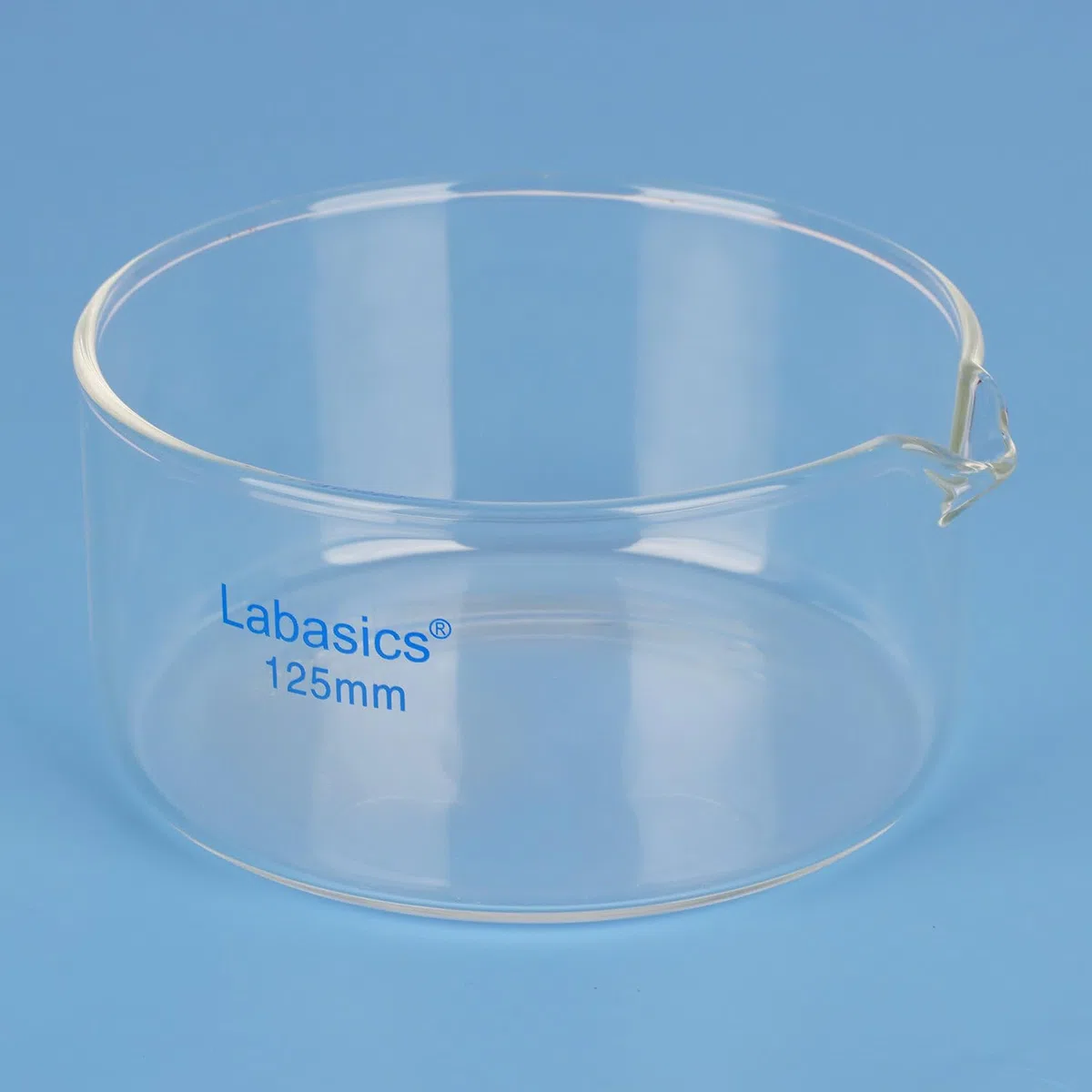Labasics Placa de Cristalización con Pico y Borde Resistente, Diseño de Paredes Gruesas en Vidrio de Alto Borosilicato Placas de Cristalización Reutilizables para Cristalización y Evaporación