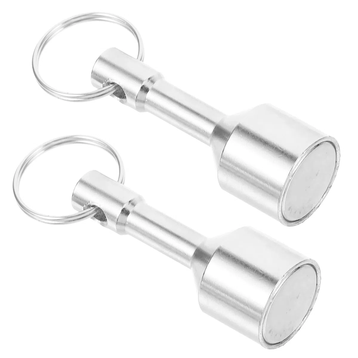 DOITOOL Llaveros Magnéticos 2 Piezas Comprobador de Oro y Plata para Joyería, Diámetro 17 Mm, Fuerza Magnética 12 Kg, Herramienta Portátil Práctica para Probar Metales y Monedas Hogar