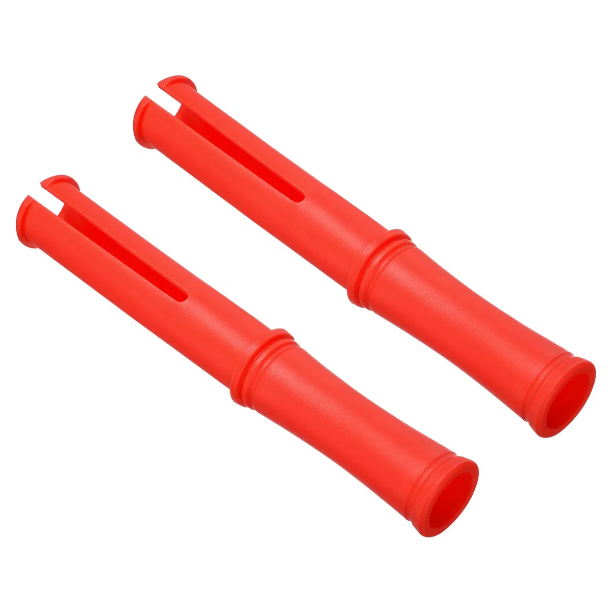 PATIKIL 10 Pulgadas Retráctil Envoltura Mango, 2uds Estirable Envoltura Dispensador Estirable Película Dispensador Pequeño Mano Dispensador Ahorro para 1.5 Pulgada Núcleo, Rojo