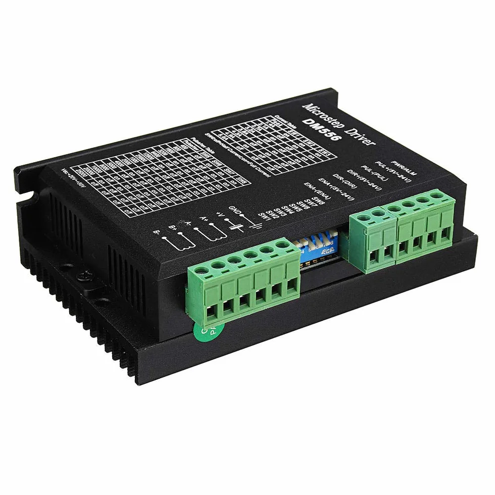 DollaTek 5.6A DC 24-50V 57/86 Controlador Paso a Paso de 2 Fases DM556 Controlador de Motor Paso a Paso
