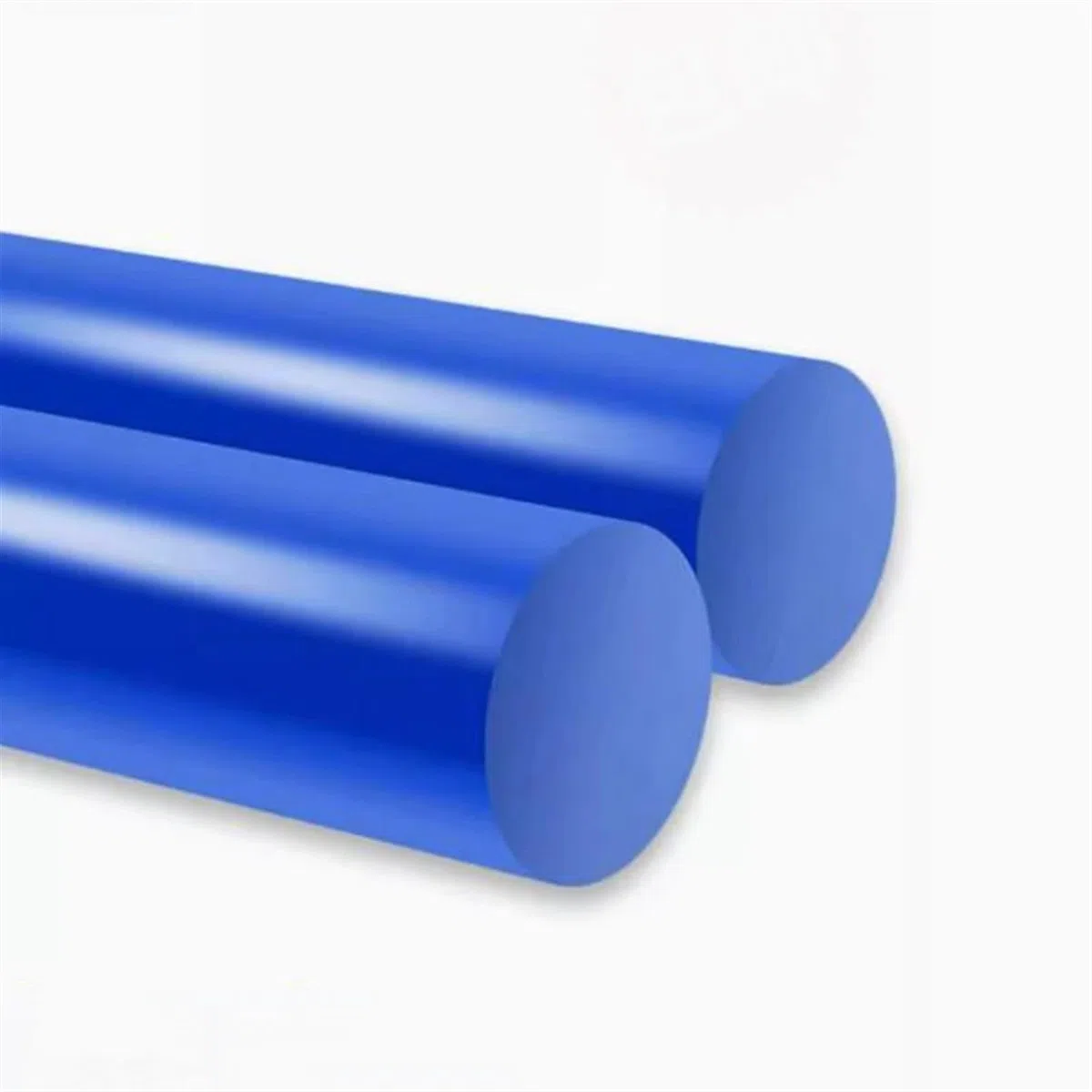 Barras Redondas de Nylon para ingeniería, Varilla de Nailon Azul Diámetro 15-45 mm Longitud 500 mm(20mm)