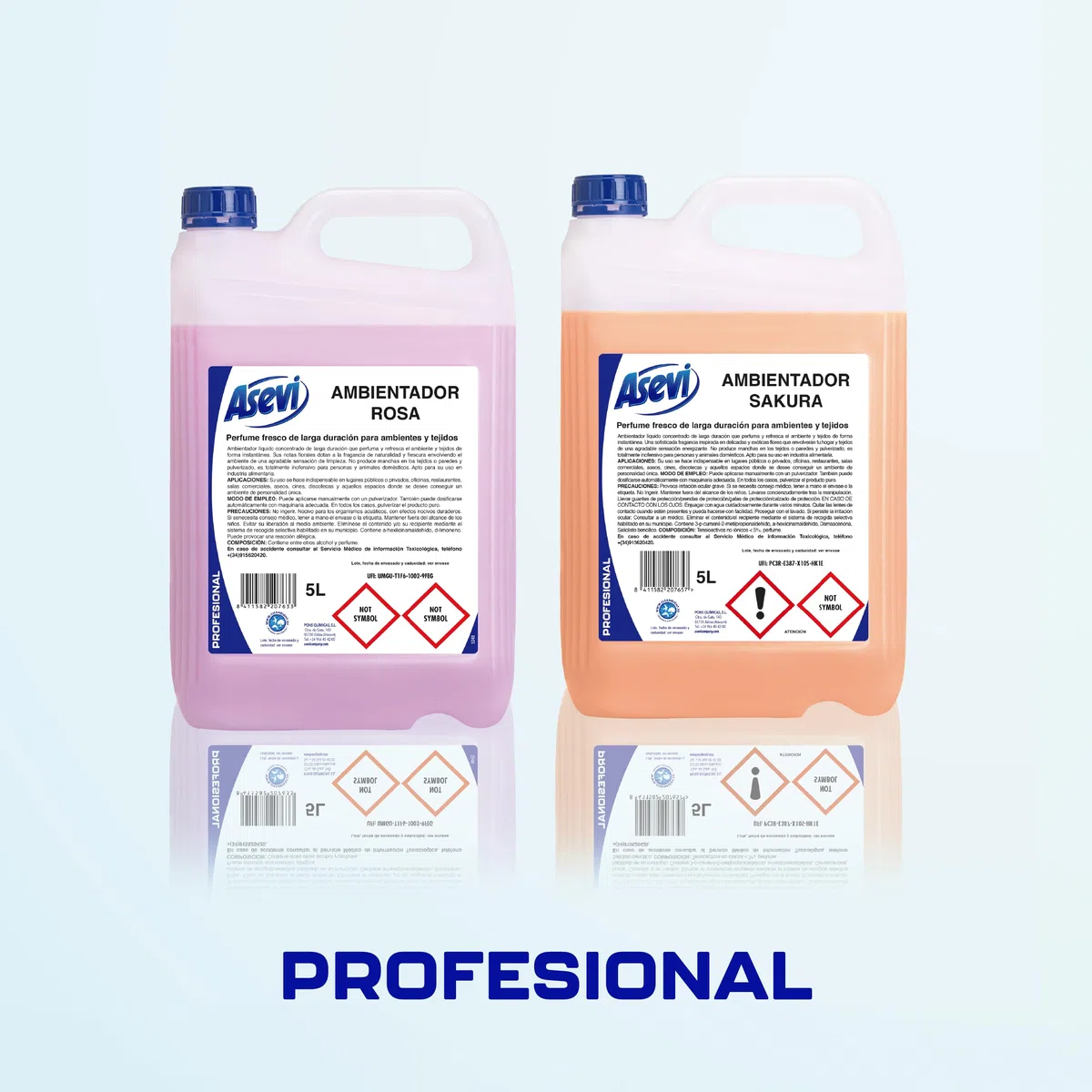 Asevi Profesional 20763 Ambientador Rosa - 5000 ml