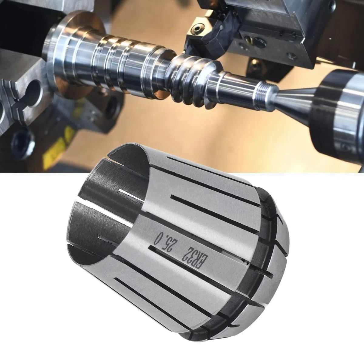 ER32 - Juego de alicates de sujeción de resorte, portaherramientas, metal duro ER32, accesorios para máquina de grabado CNC y fresadora