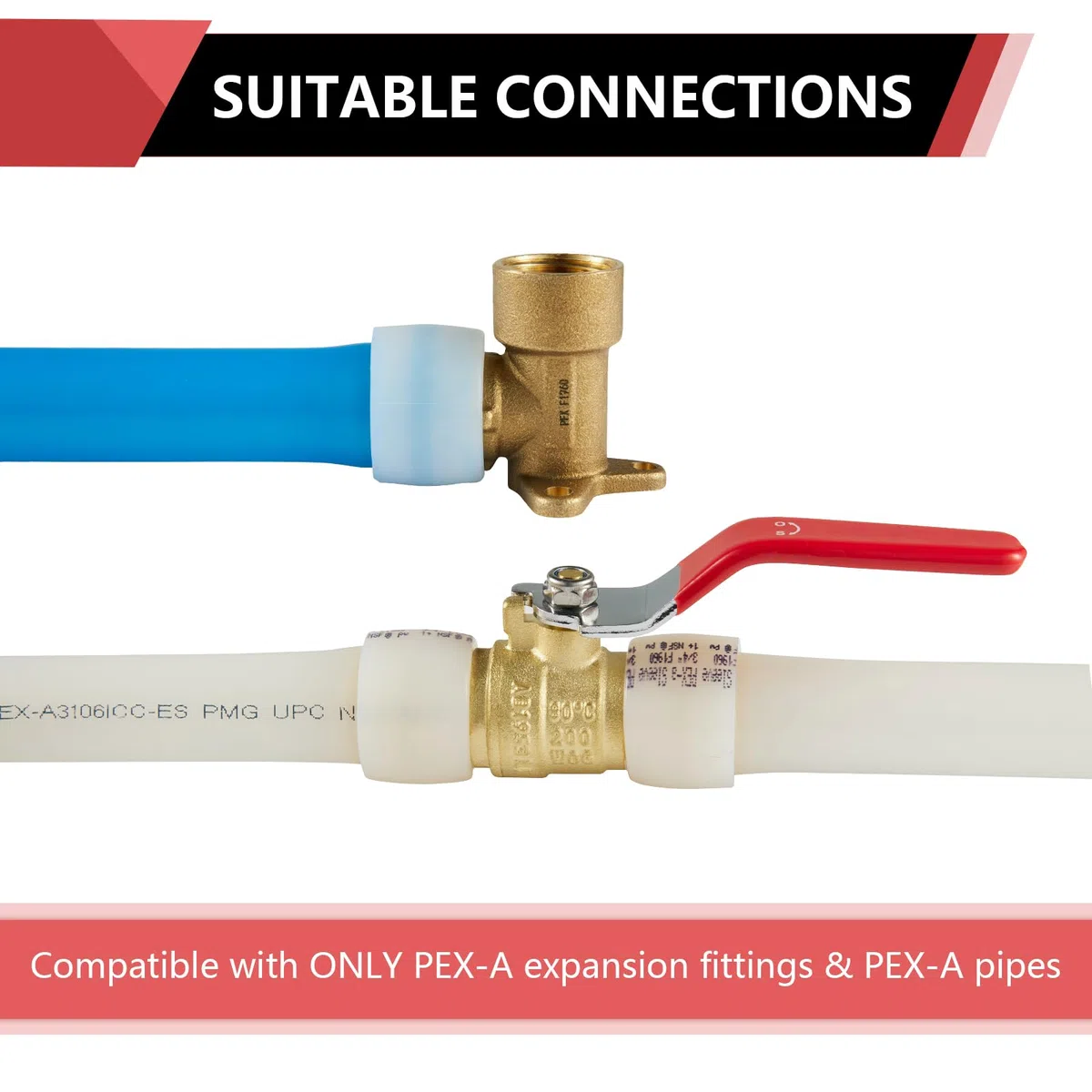 EFIELD F1960 - Anillos de expansión Pex-a de 3/4 pulgadas para sistema de tuberías/tuberías Pex A, paquete de 500 unidades