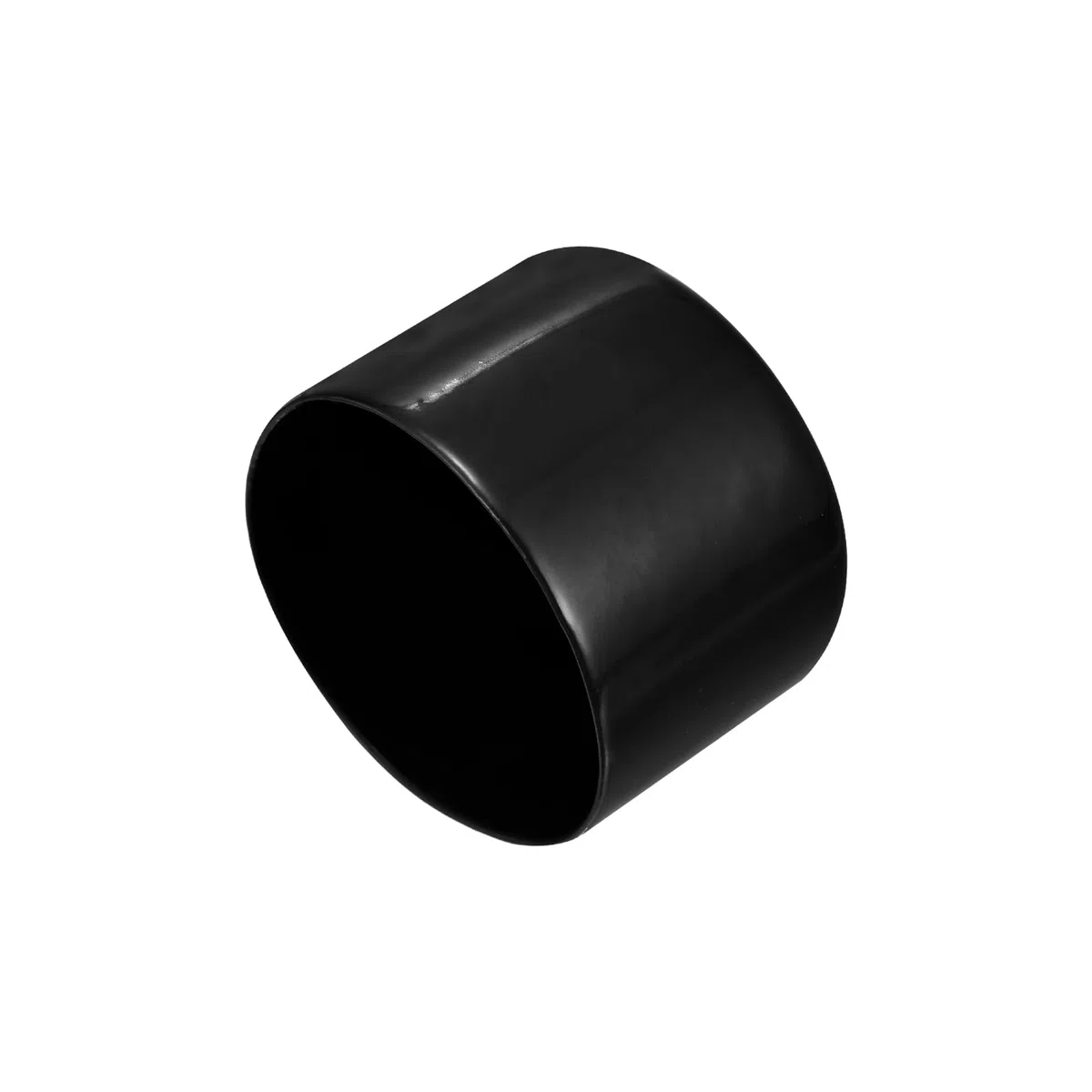 Sourcingmap 2 piezas de tapas de extremo de goma de 60 mm (2 3/8") ID, tapa de perno de tubo redondo de vinilo, protector de rosca de tornillo negro