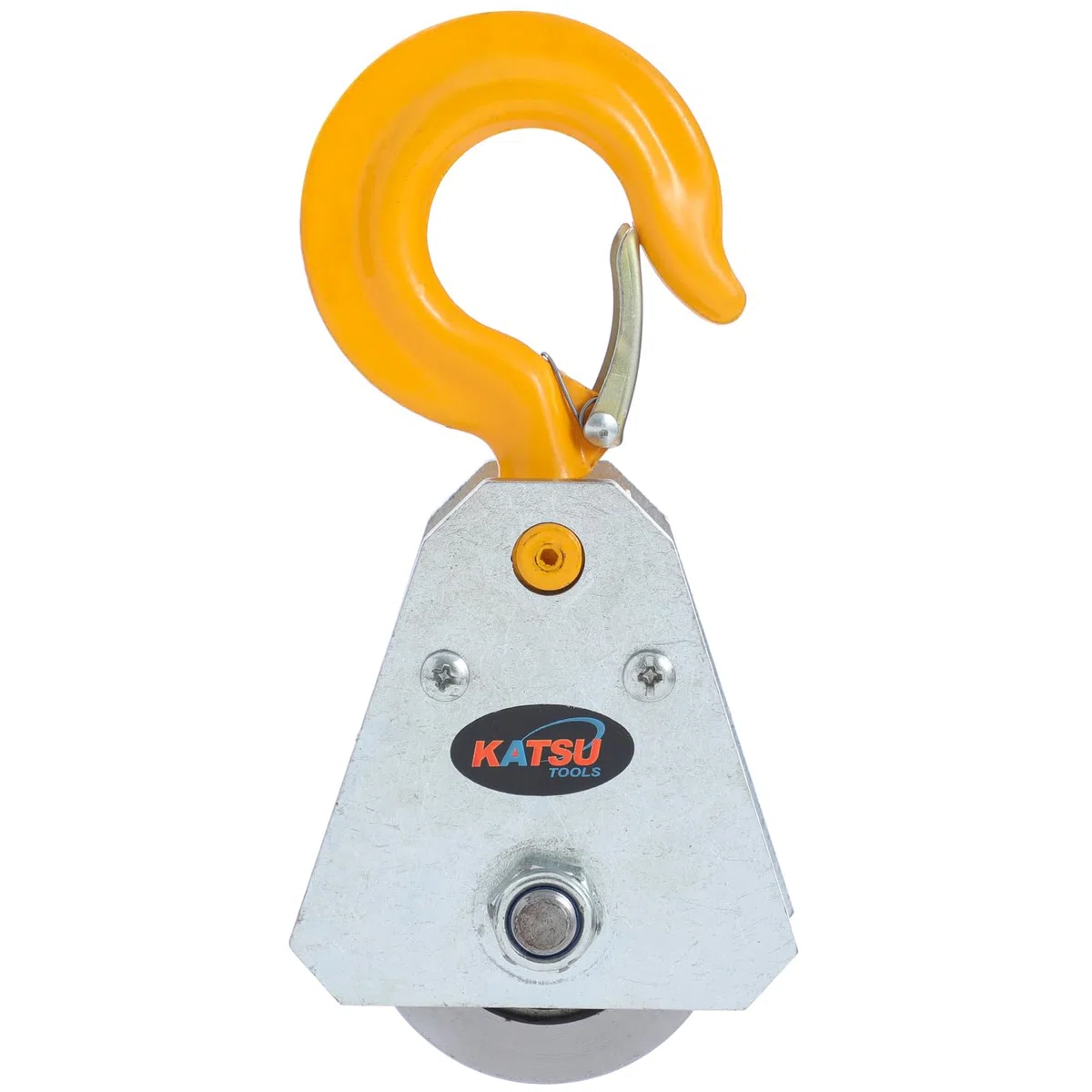 KATSU Tools - Polea de polea con cojinete de cable de acero de 1 tonelada, polea de cabrestante, diámetro máximo de cable de 10 mm, para taller de construcción, tracción y elevación