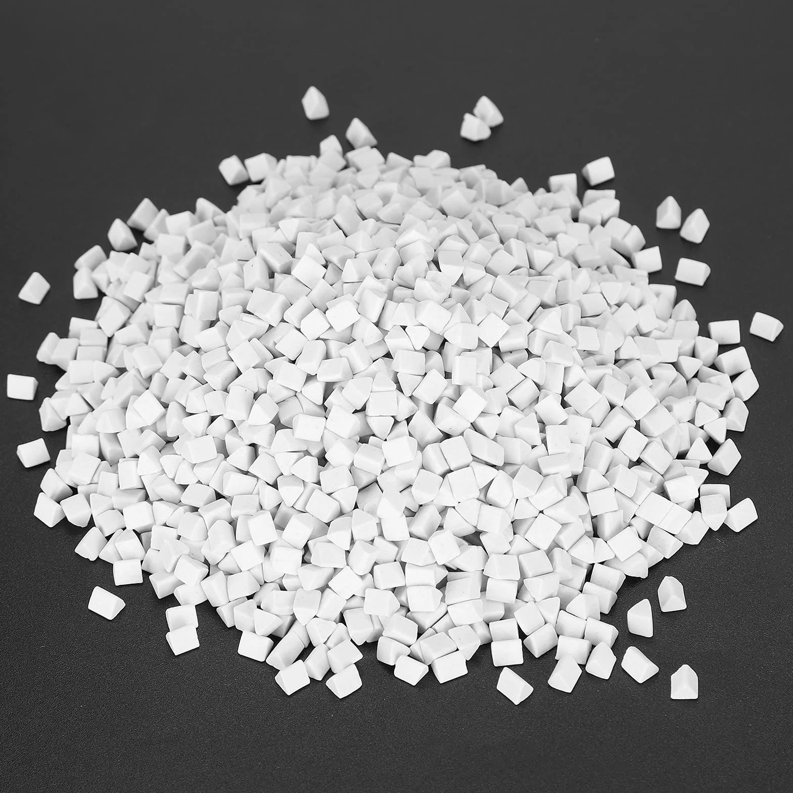 Abrasivo de Cerámica 500G para Pulir Joyas, Forma Triangular con Alto Brillo, Pulido Detallado, Brillo Vivo para Piedras y Conchas, para Fabricación de Joyas