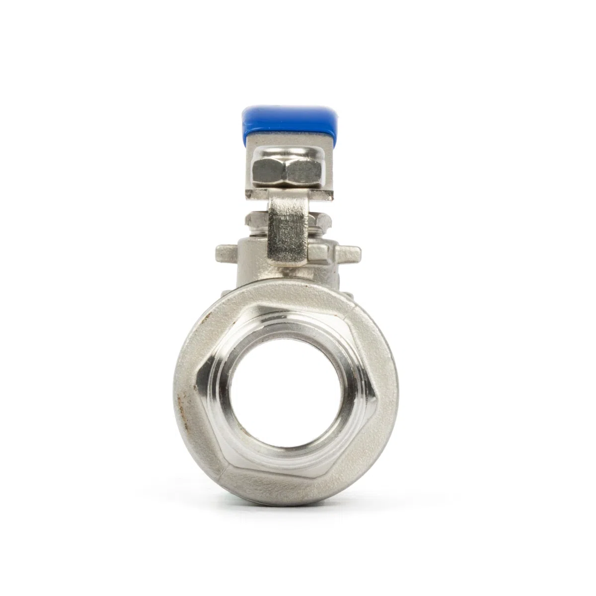 U.S. Solid Válvula de bola DN20 de 3/4 pulgadas - 304 rosca exterior de acero inoxidable G rosca completa conexión de 2 vías