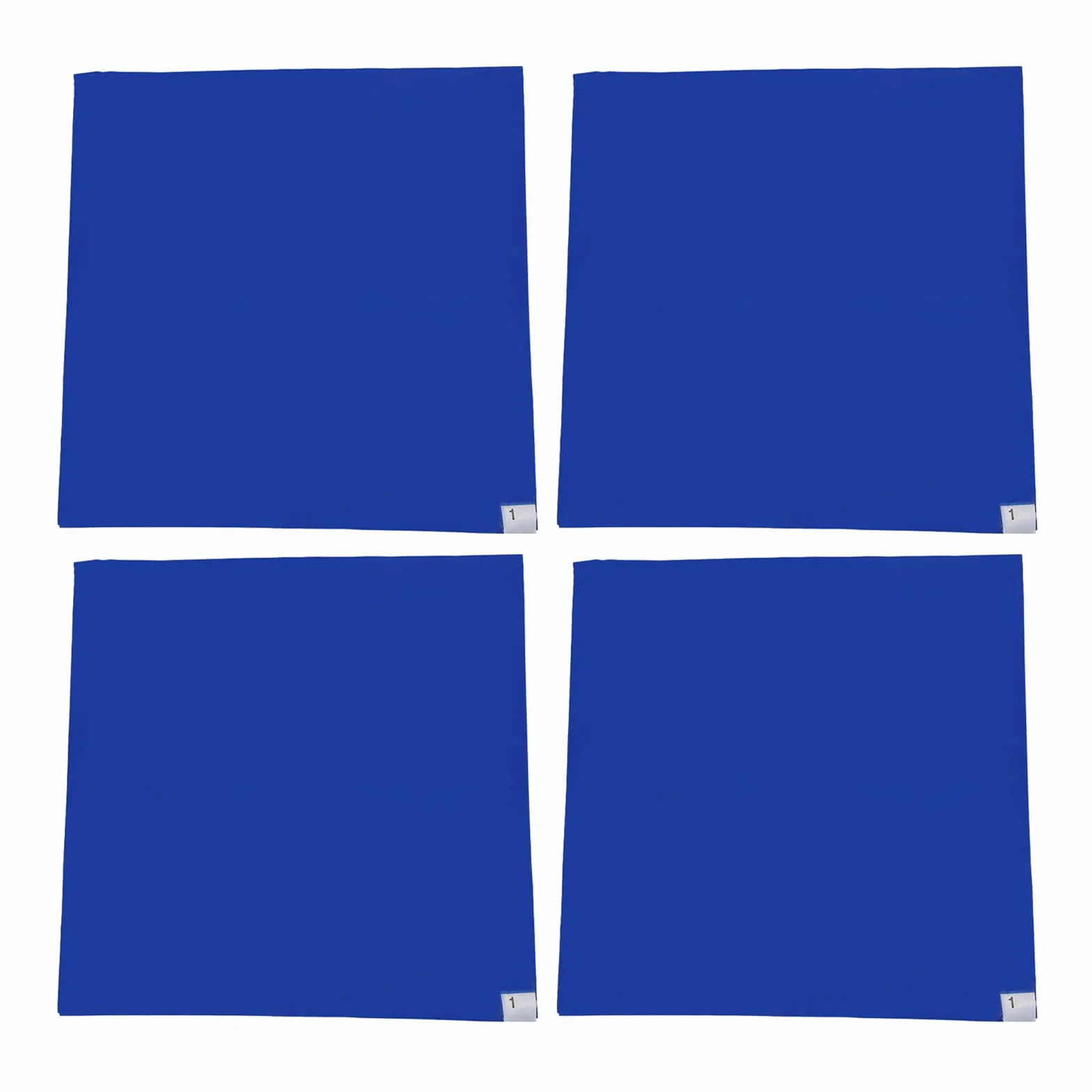 Juego de 10 almohadillas adhesivas para sala limpia (30 capas, 45,7 x 91,4 cm), color azul