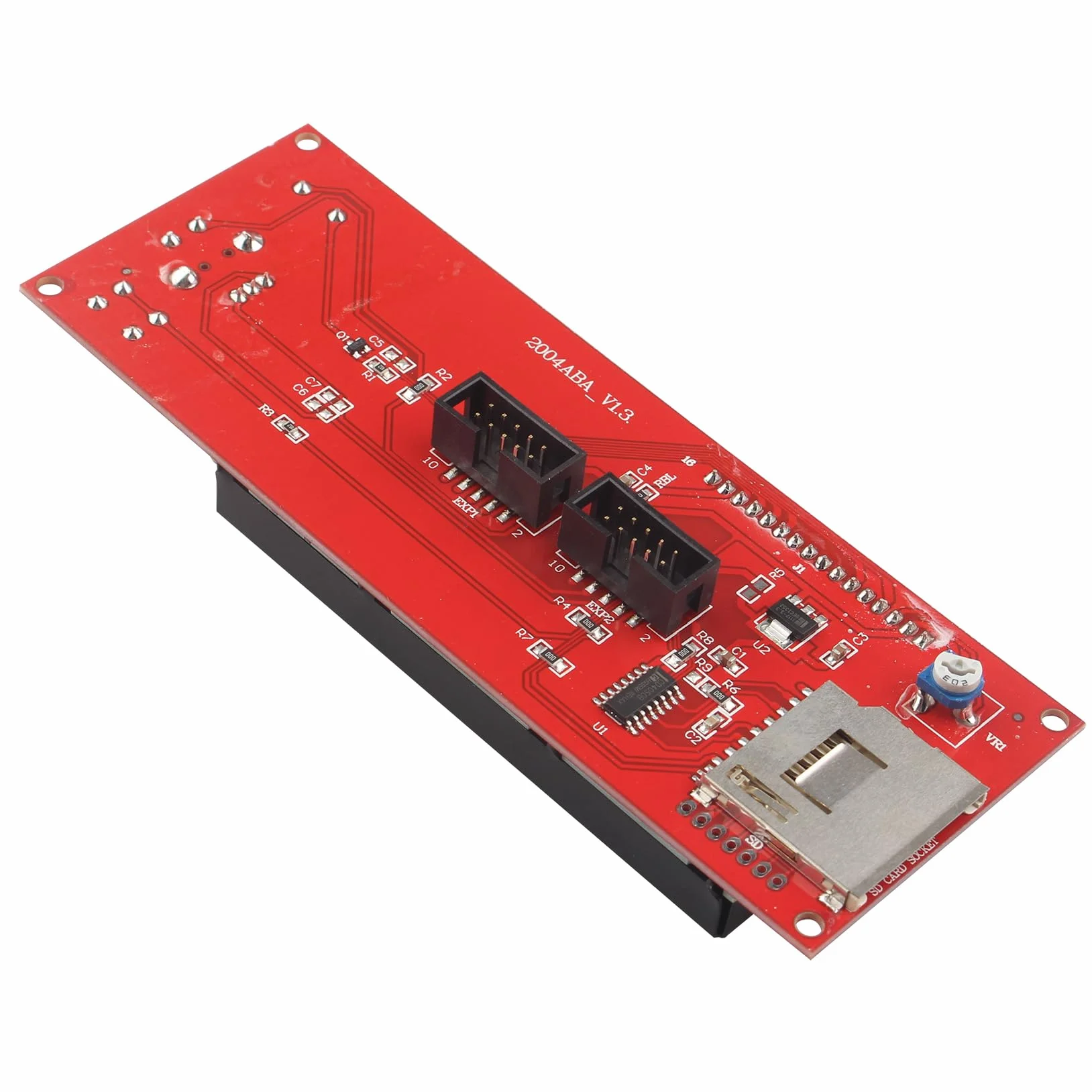 Módulo de controlador de pantalla inteligente LCD con adaptador y cable compatible con controlador de impresora 3D RAMPS 1.4 Arduino Mega Arduino RepRap Pololu Shield