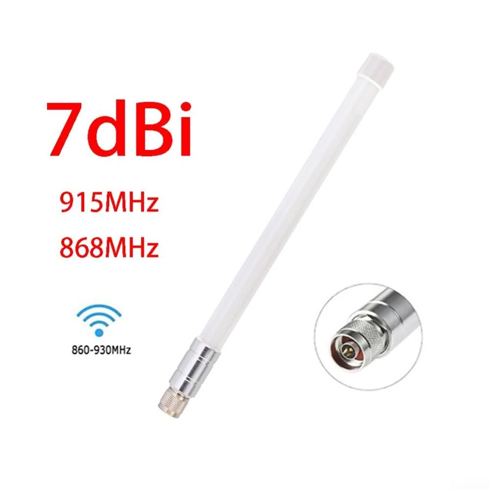 Antena exterior para LORA Antena omnidireccional de fibra de vidrio LTE, antena receptora de larga distancia para exteriores