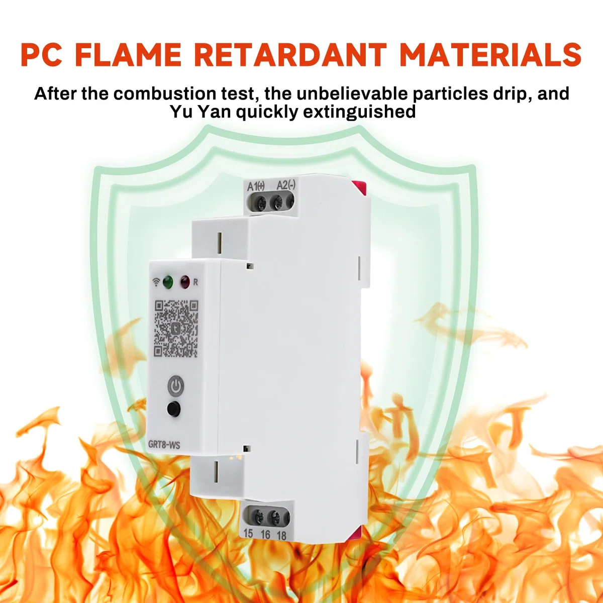 BuyWeek TUYA - Interruptor de protección contra cortocircuitos (16 A, 1 P, mando a distancia para Smart Home, interruptor de relé inteligente, AC/DC110-240 V)